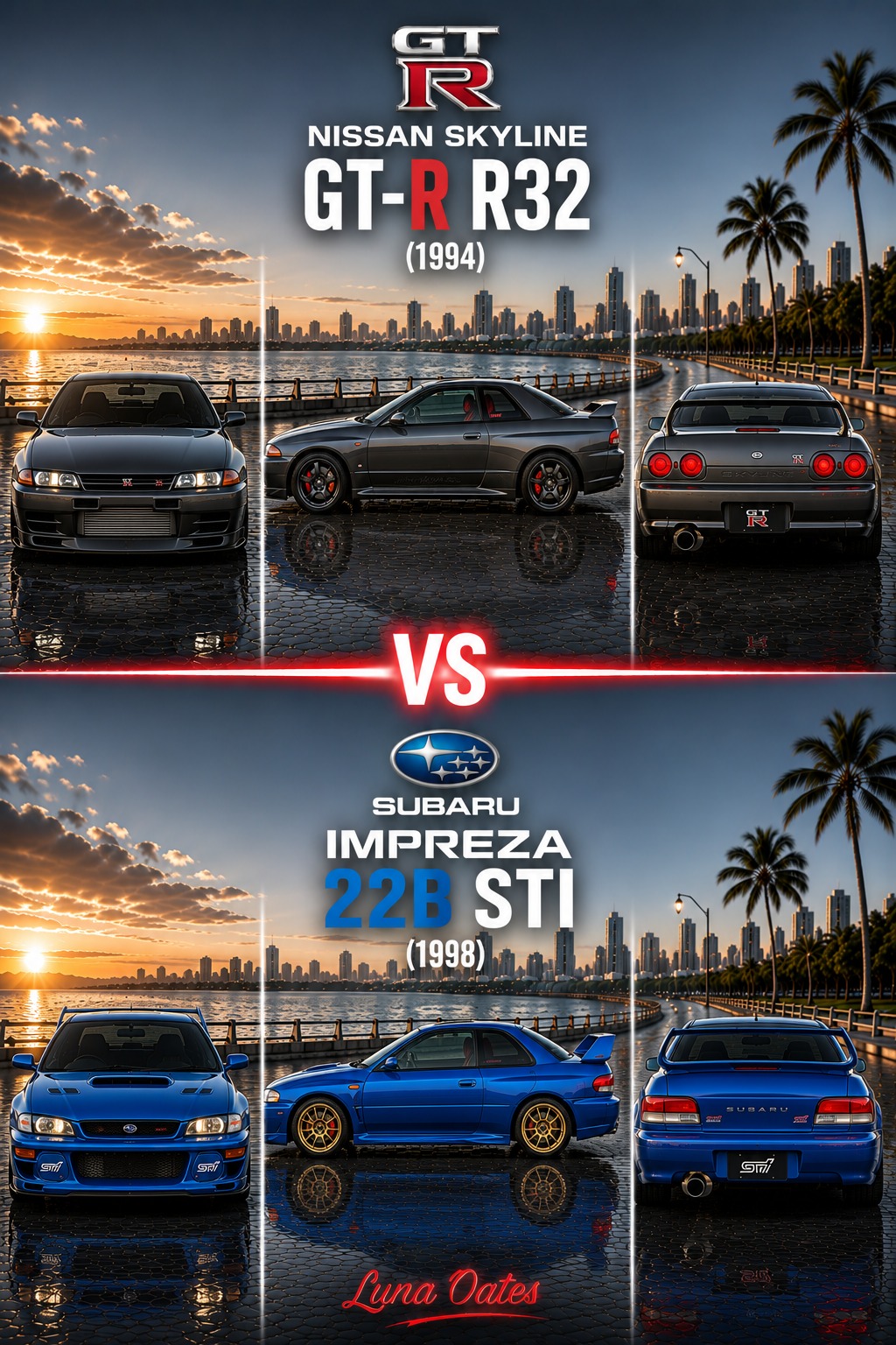 One has to go. 😬 22B STI. Evo V. Celica GT4. Pulsar GTI-R. Four