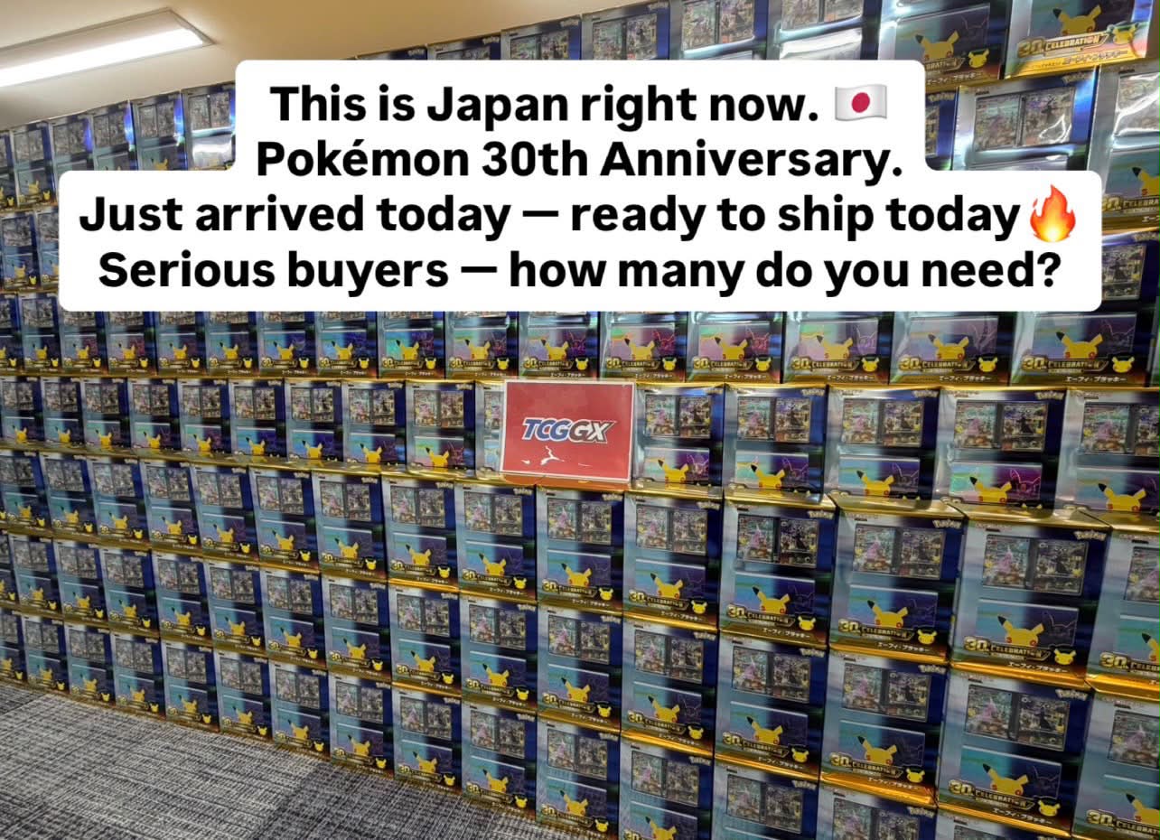 Pokémon 30th Anniversary Hits and Unboxing from Tokyo