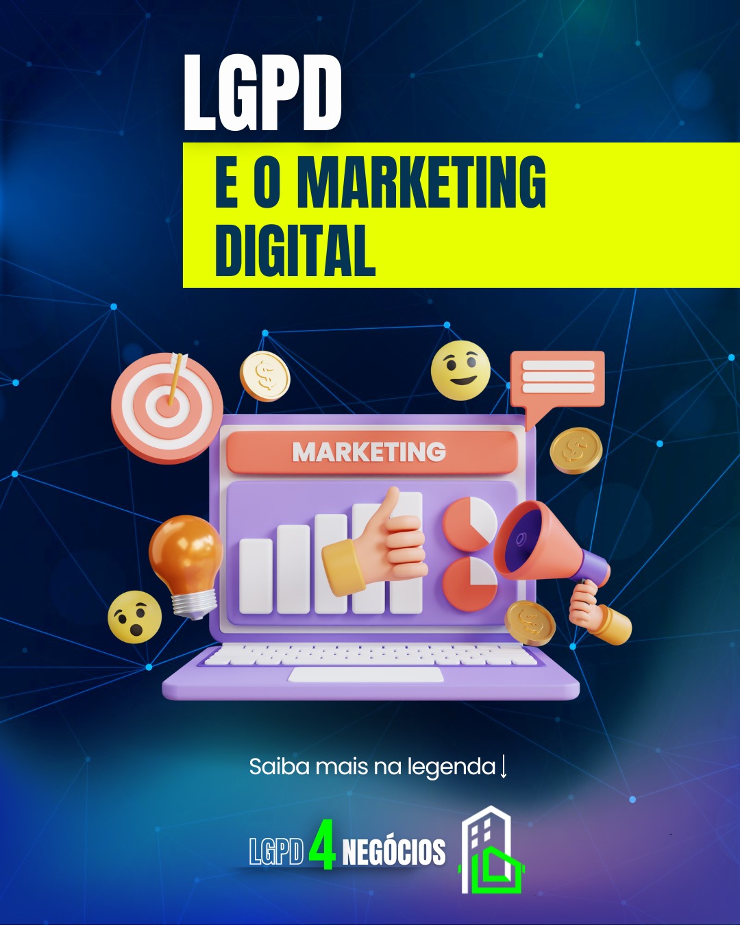 LGPD - 🔒 Como a LGPD Impacta o Marketing Digital? 🔒 📢 Adequação é ...