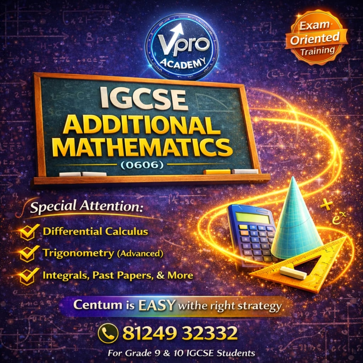 Vpro Academy - Master IGCSE Additional Mathematics with... | Facebook