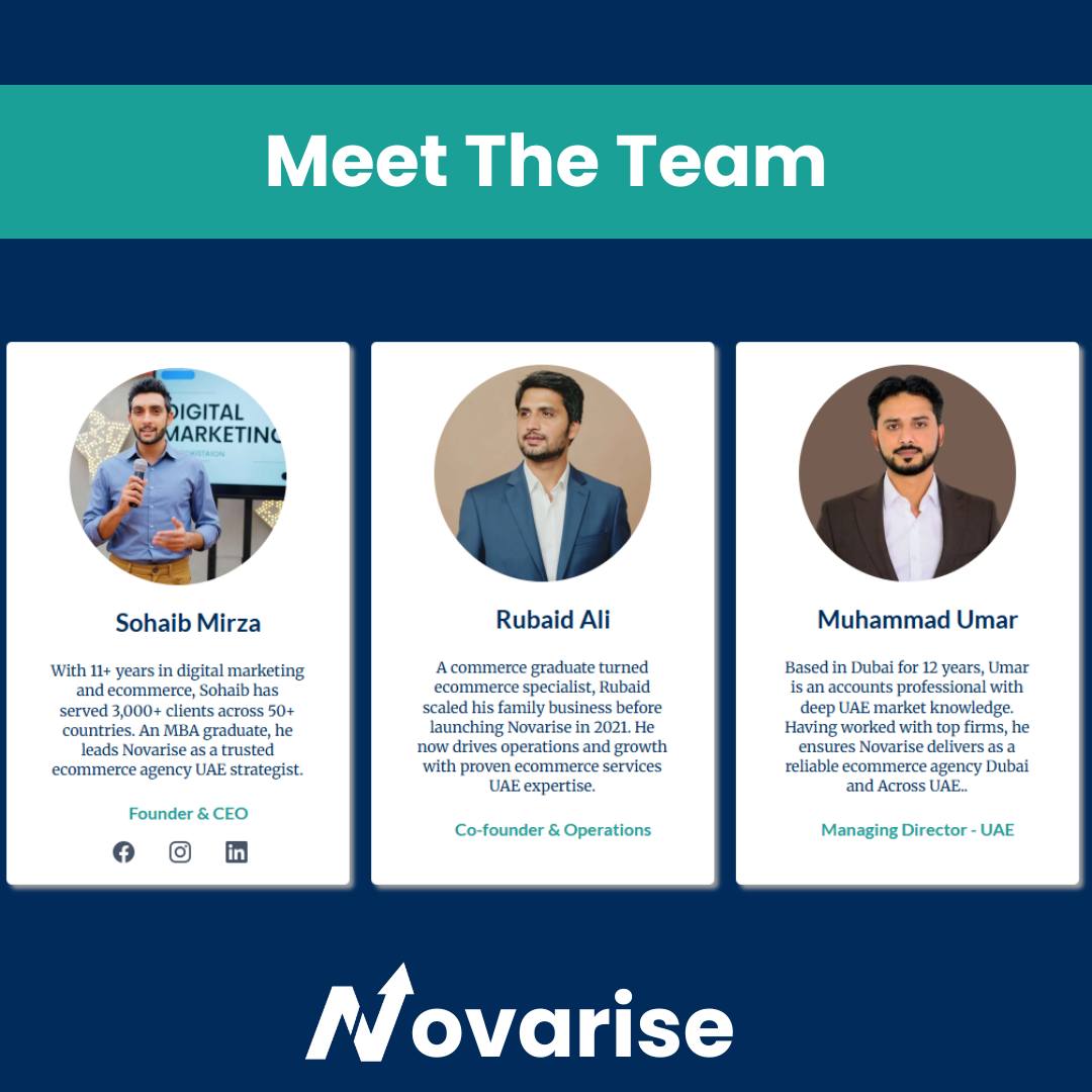 👨‍💼 Meet the Team Behind Novarise... - Novarise Services | Facebook
