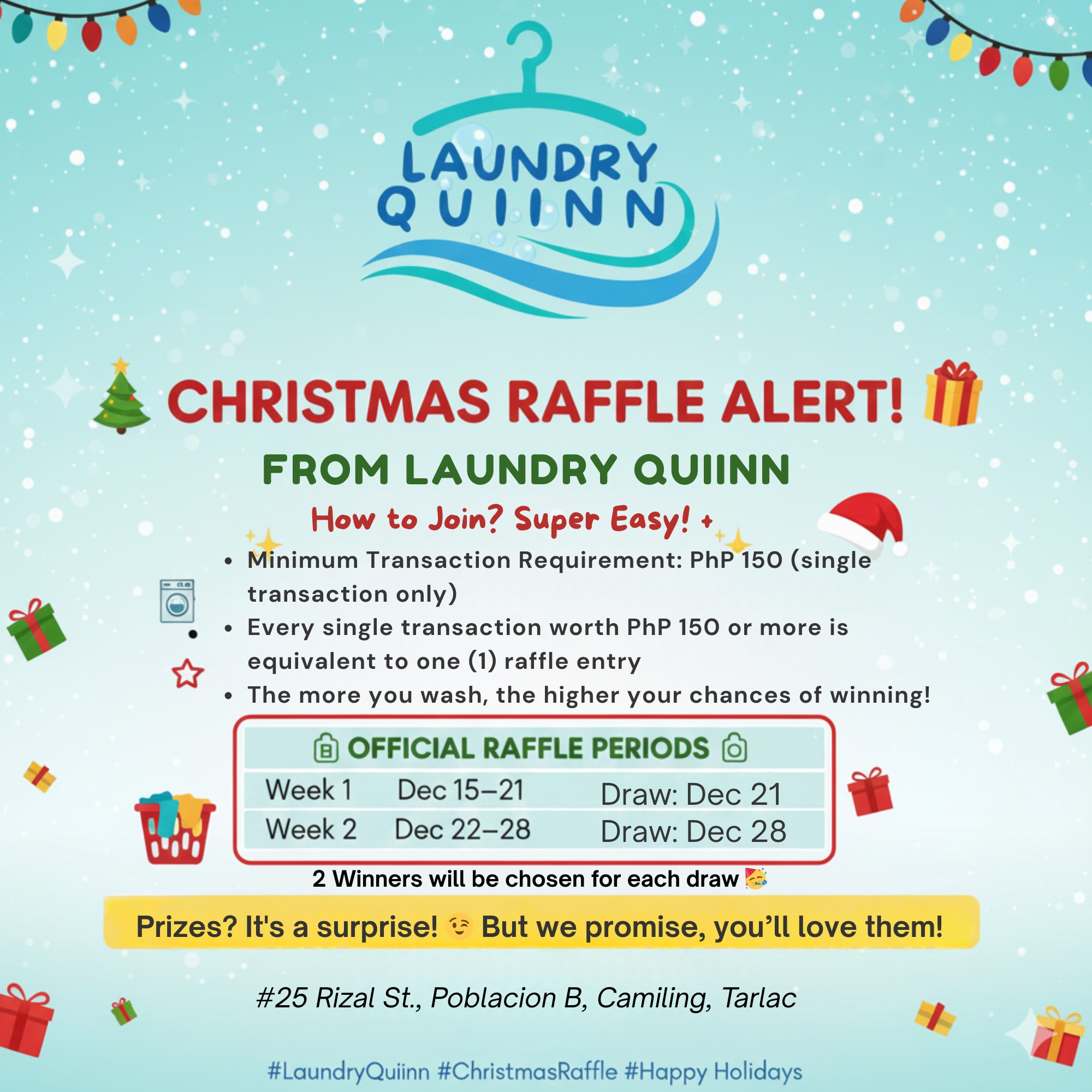 Laundry Quiinn | Camiling