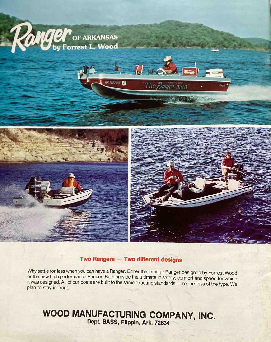 The Old - Ranger Boats, 1974: Right at the Turning Point This Ranger ad ...