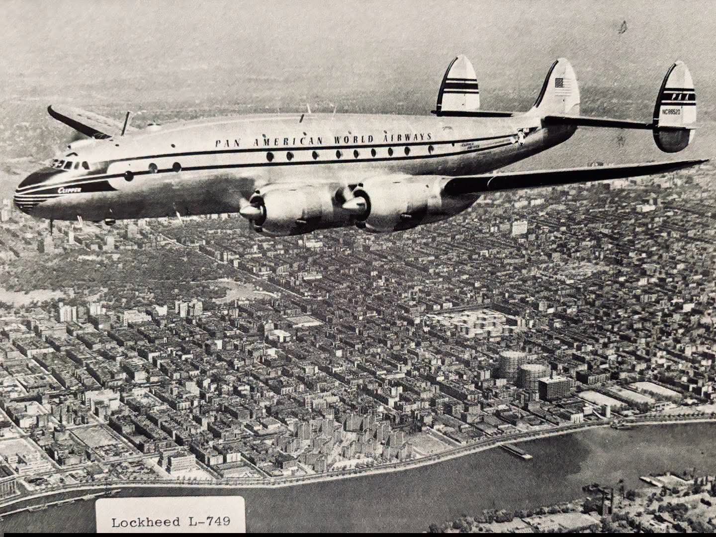 Lockheed Constellation 049 Clipper America inaugural flight