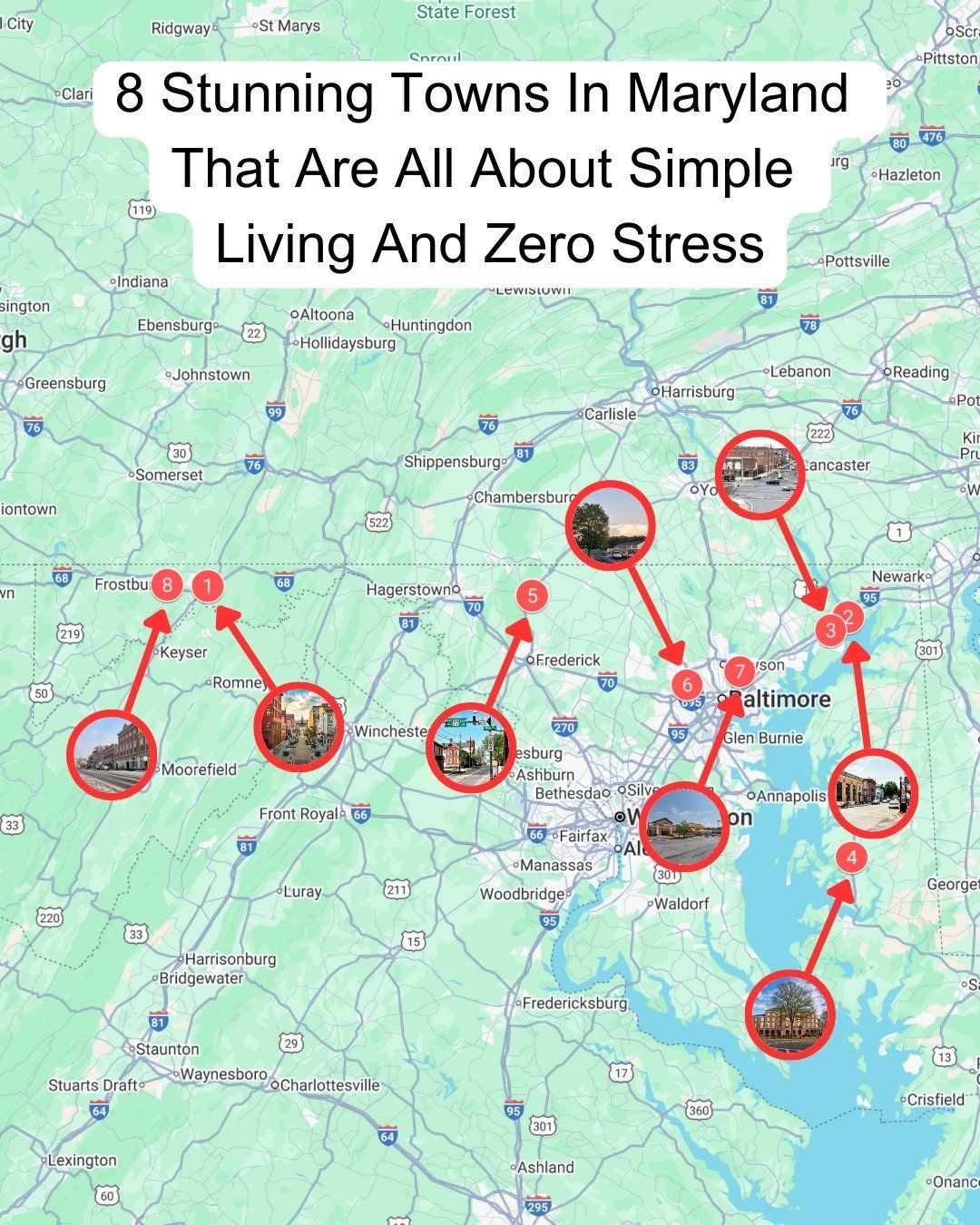 Maryland - These stunning towns are all about simple living and zero ...