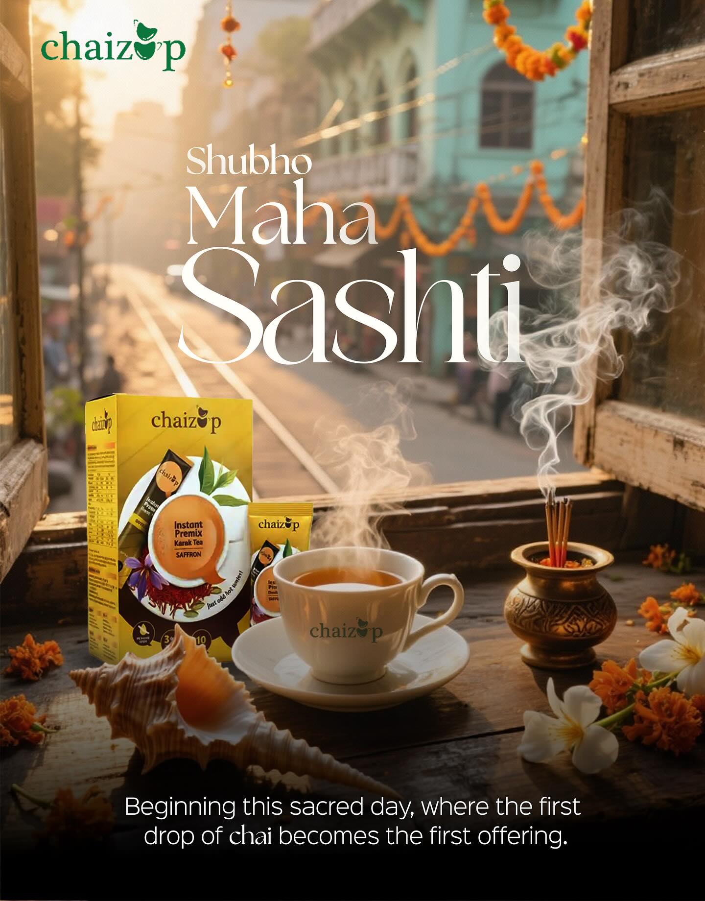Chaizup - Welcoming Maa Durga with the warmth of tradition and the ...