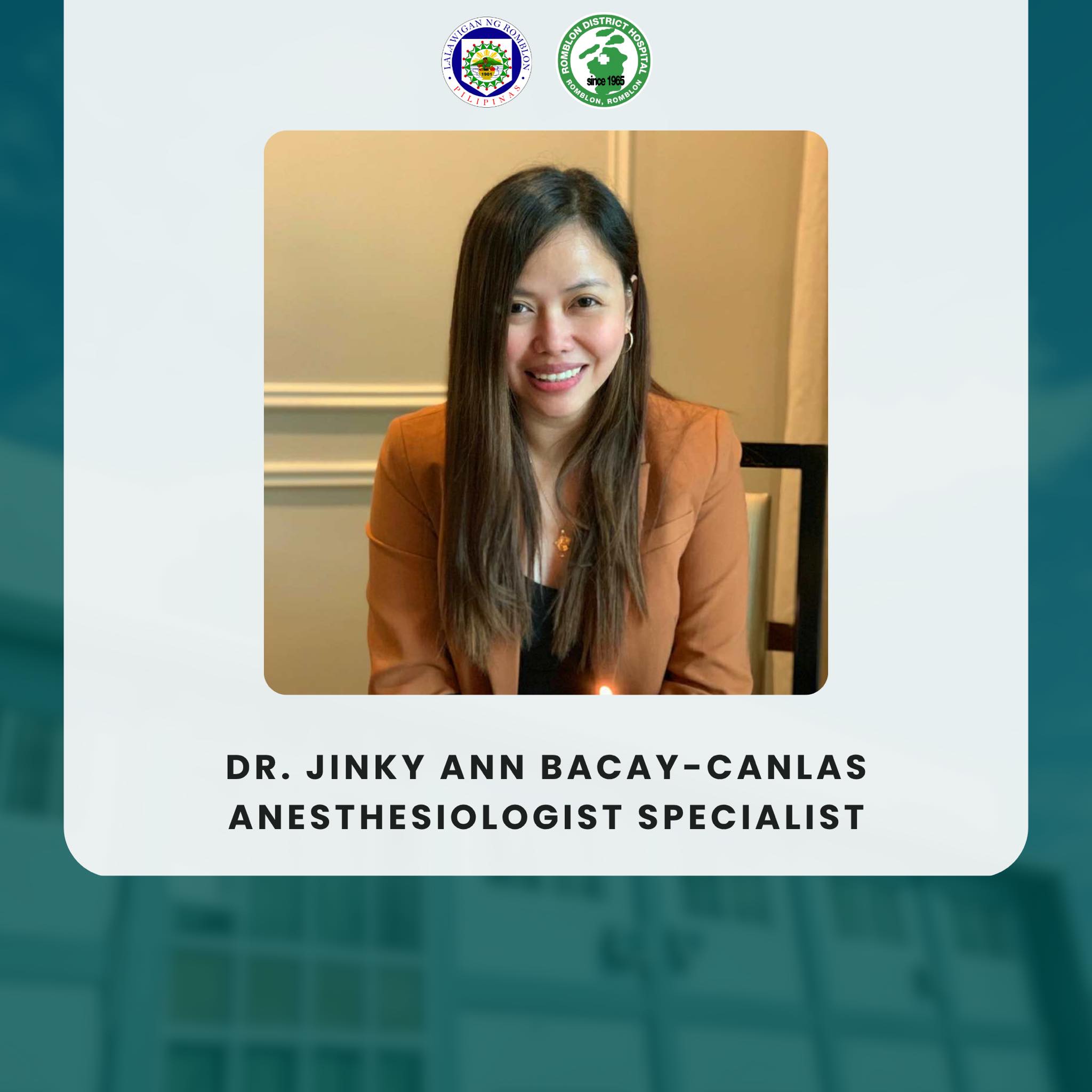 Si Dr. Jinky Ann R.... - Romblon District Hospital | Facebook