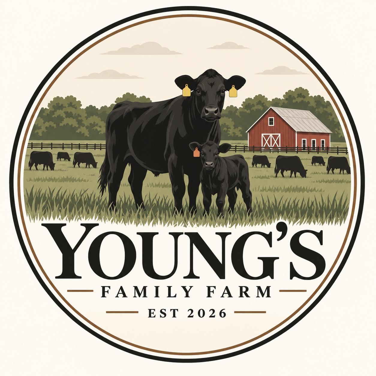 A little cattle work ASMR😂 | Young's Family Farm