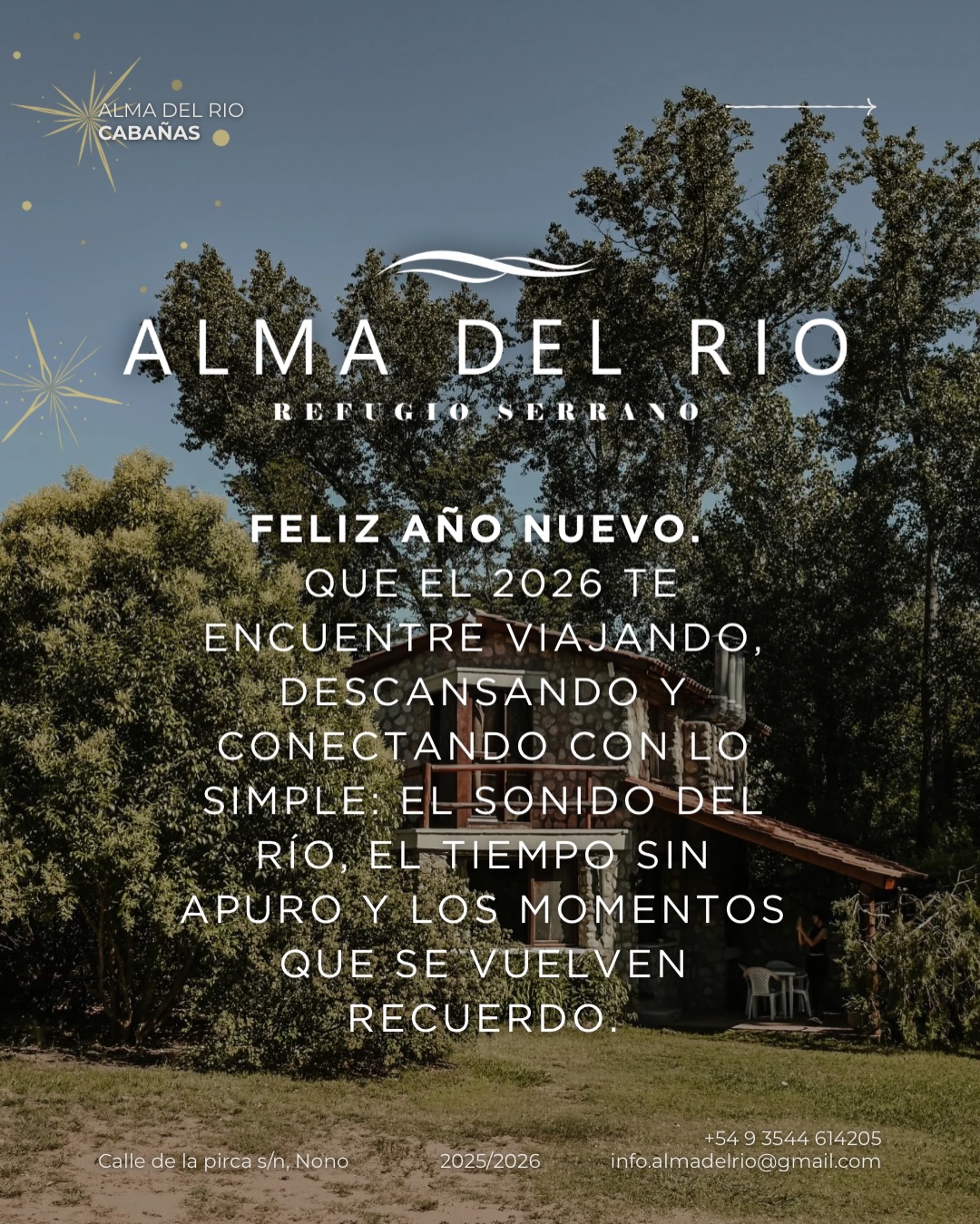 Complejo Alma del Río, Refugio Serrano | Nono