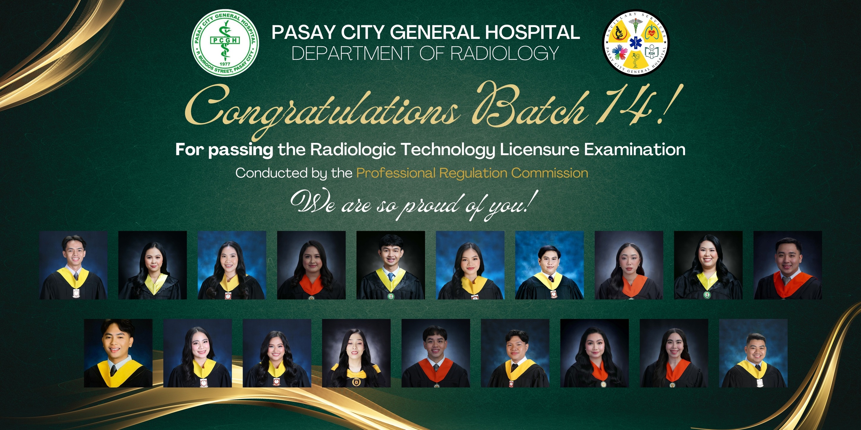 PCGH Department of Radiology - Radiologic Technology Internship Program ...