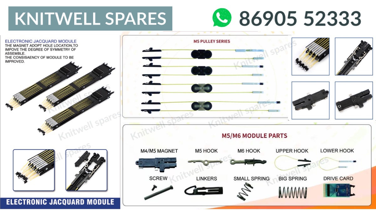 Knitwell spares - jacquard accessories | Surat