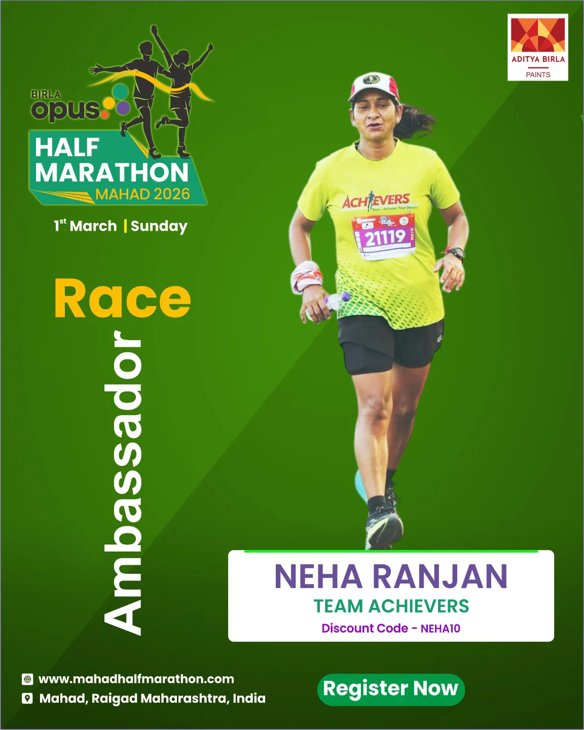 We are proud to welcome our... - Birla Opus Half Marathon | Facebook