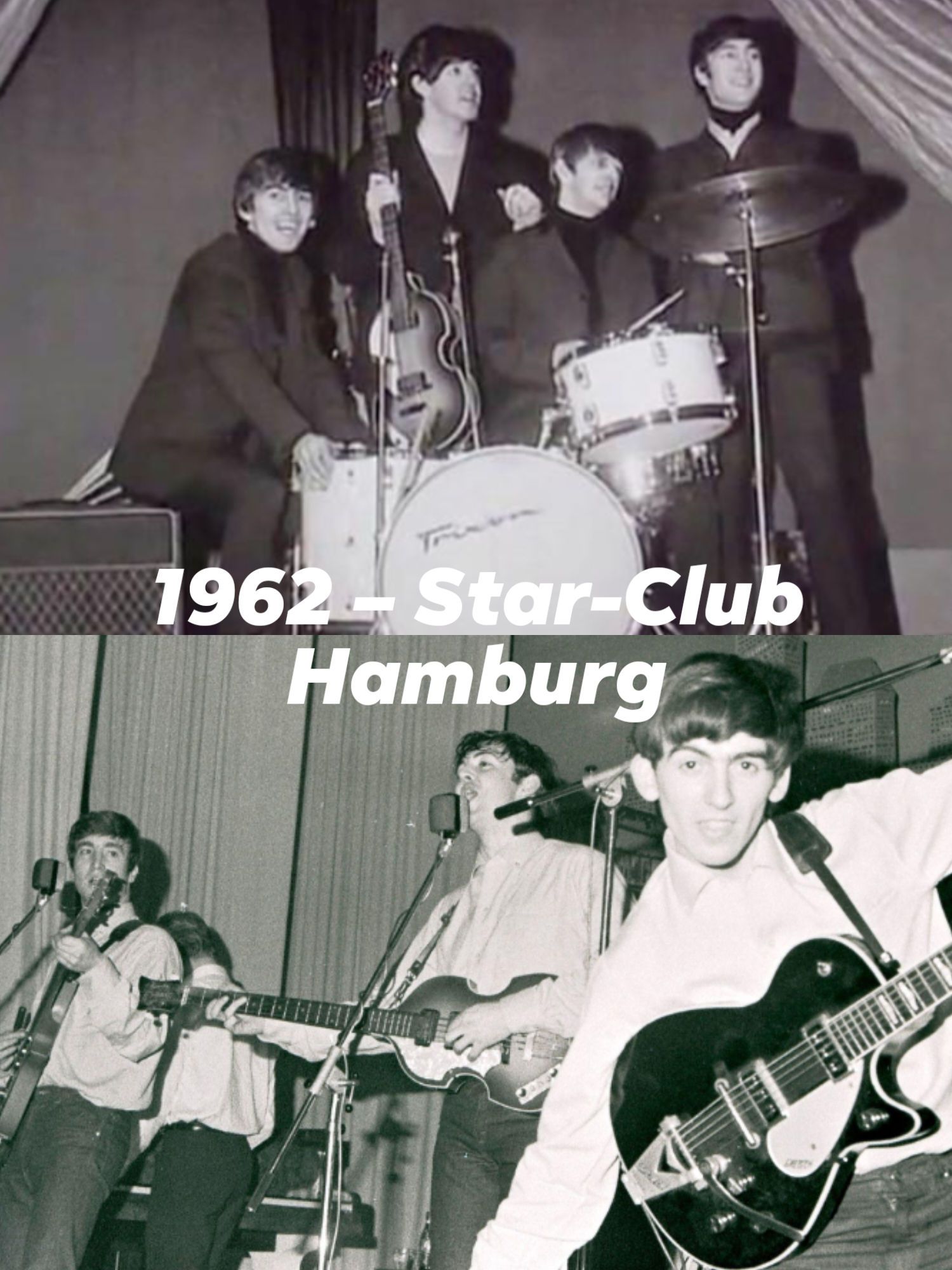 HERE IS A PHOTO TAKEN AT THE STAR CLUB HAMBURG IN THE DRESSING