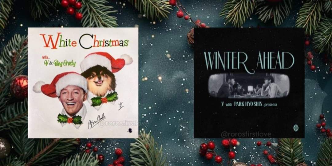 BTS' V EARLY CHRISTMAS GIFT❄ V of BTS and Park Hyo Shin just
