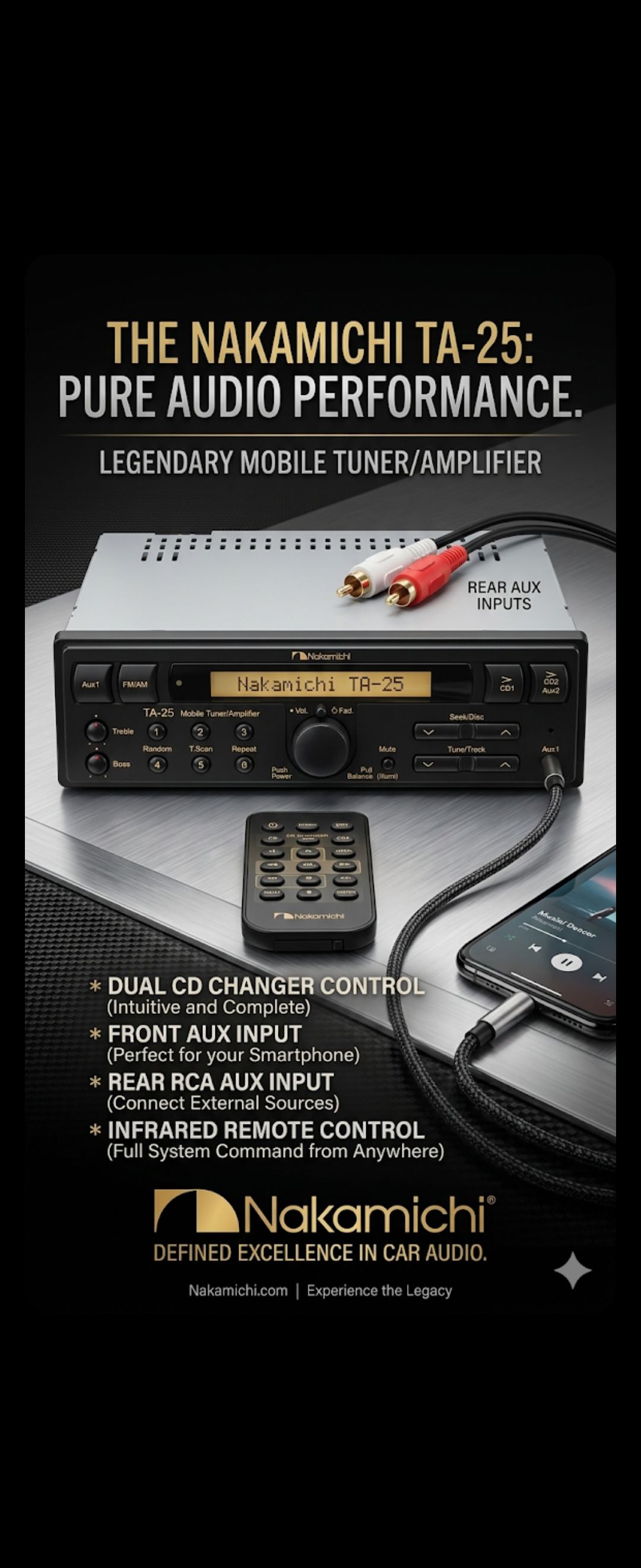 A Timeless Classicfor sale in 2026. THE NAKAMICHI TA-25: PURE