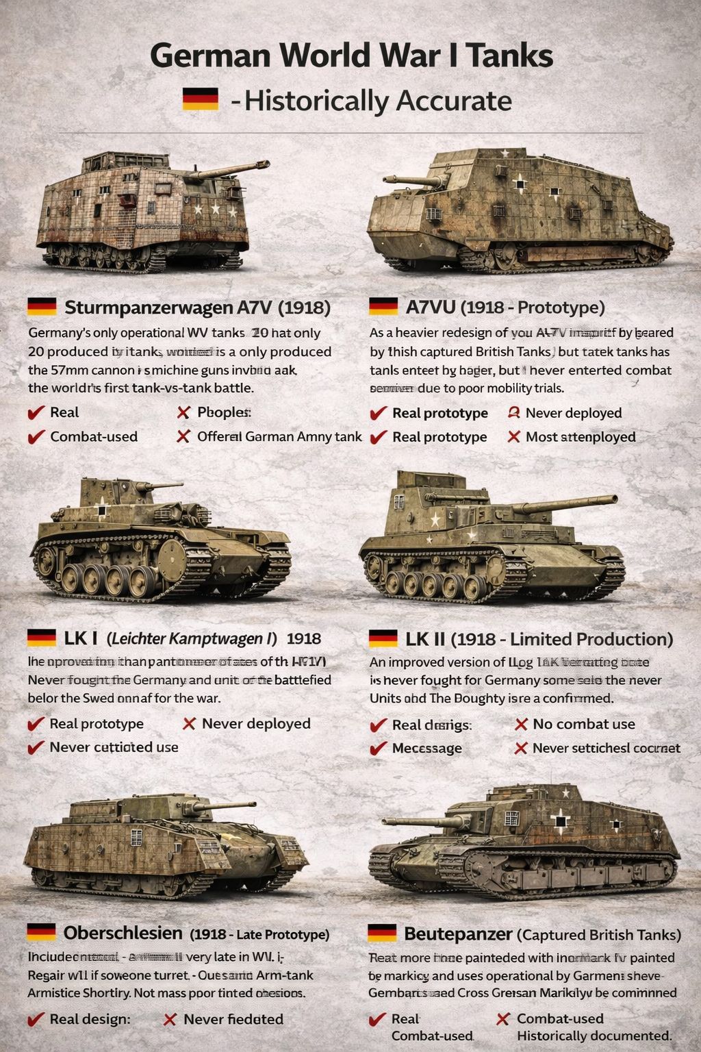 WarTech - 🇩🇪 German World War I Tanks — The REAL Story (Explanation ...