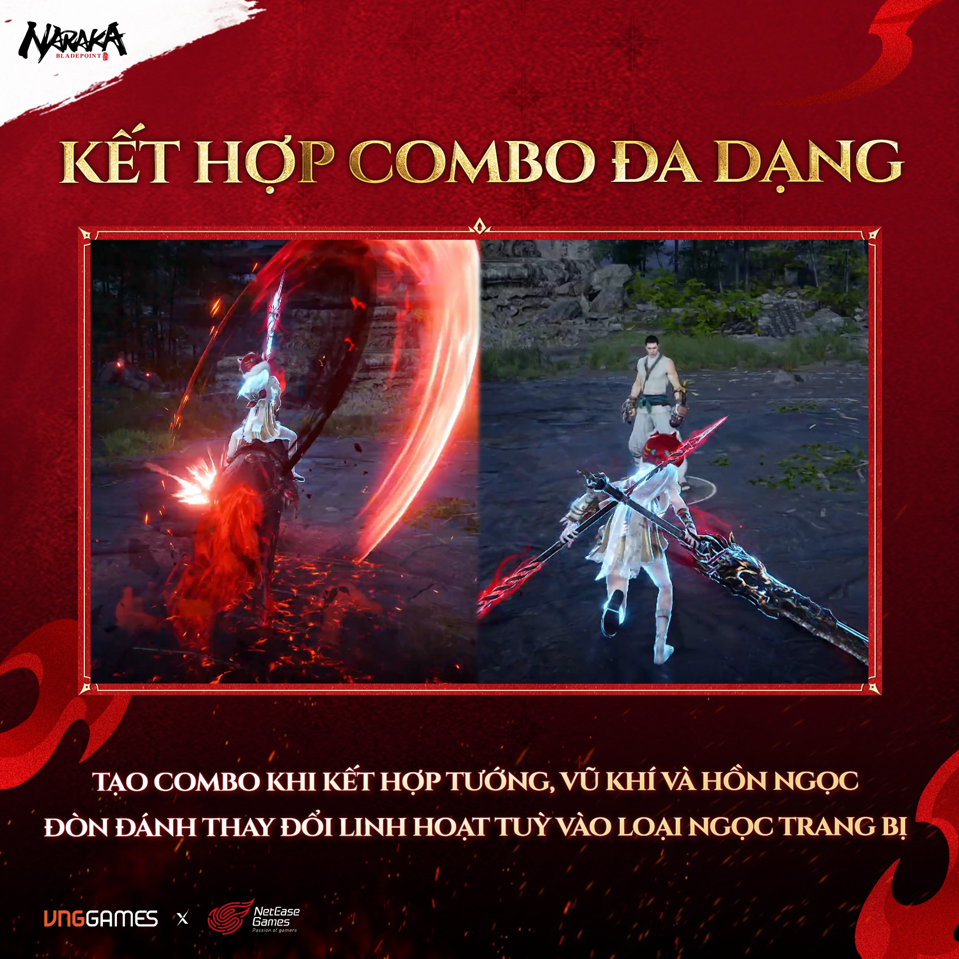 NARAKA: - ⚔️KẾT HỢP COMBO ĐA DẠNG Một điểm nổi bật ở NARAKA là khả năng ...