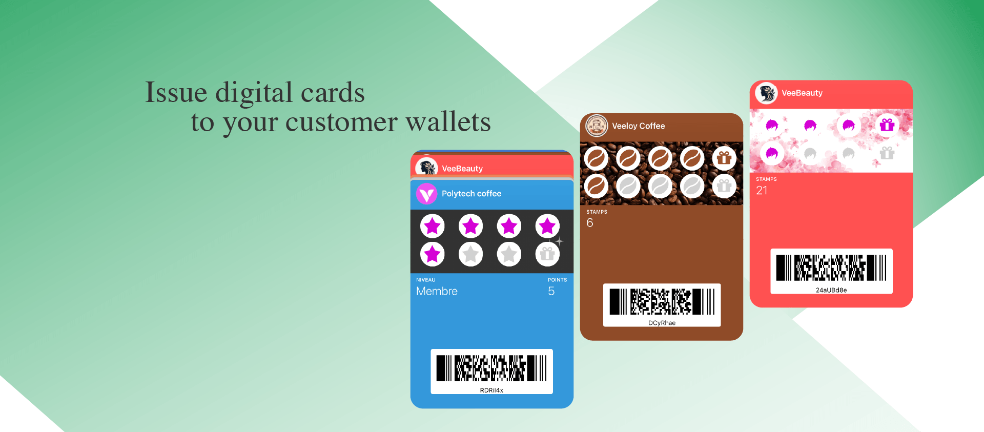 VeeCard - Loyalty Card App | Paris