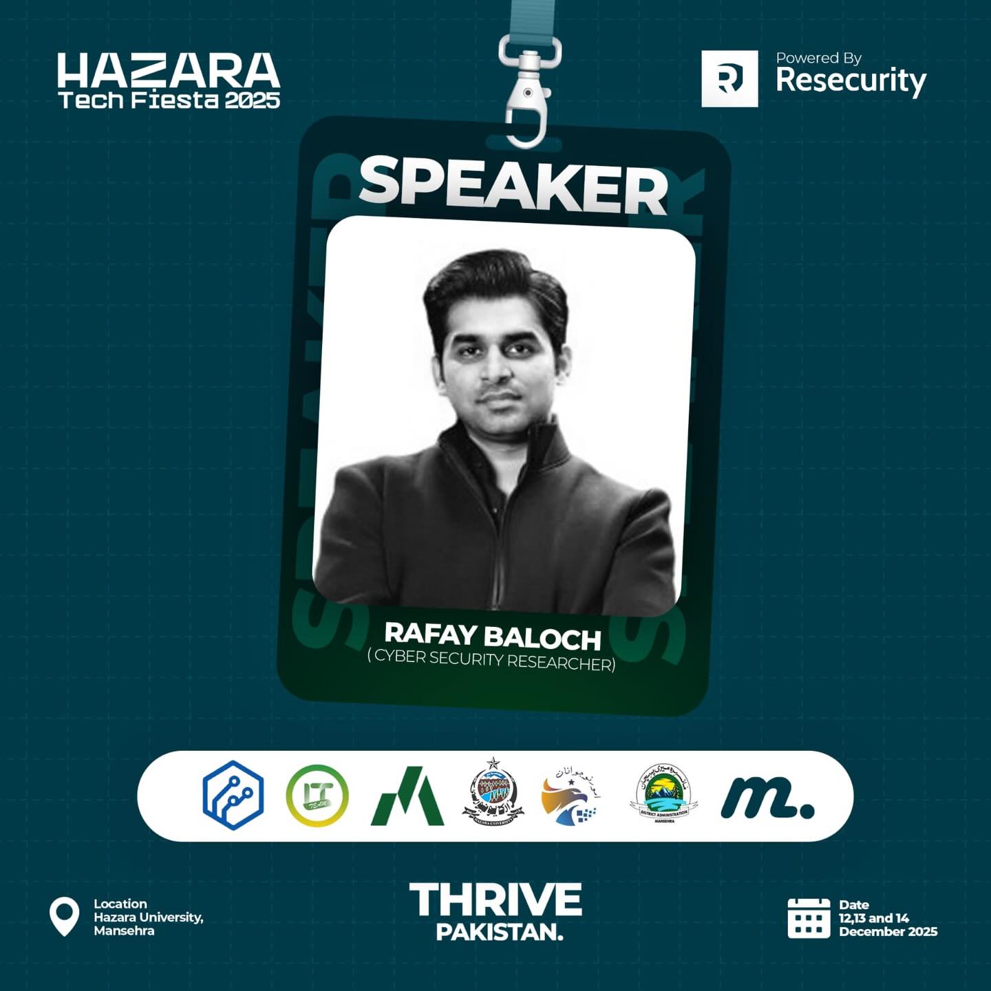 Thrive Pakistan - We're honored to announce Rafay Baloch,... | Facebook