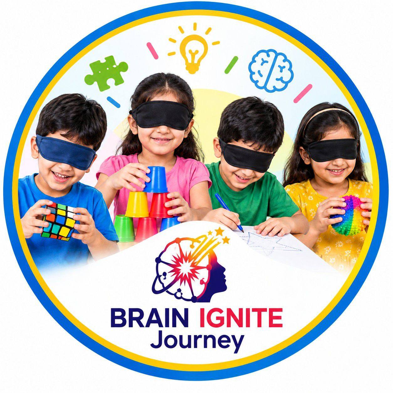 BLINDFOLDED PUZZLE! 🧠 Smart Klotski Challenge for Kids #viral #kids # ...