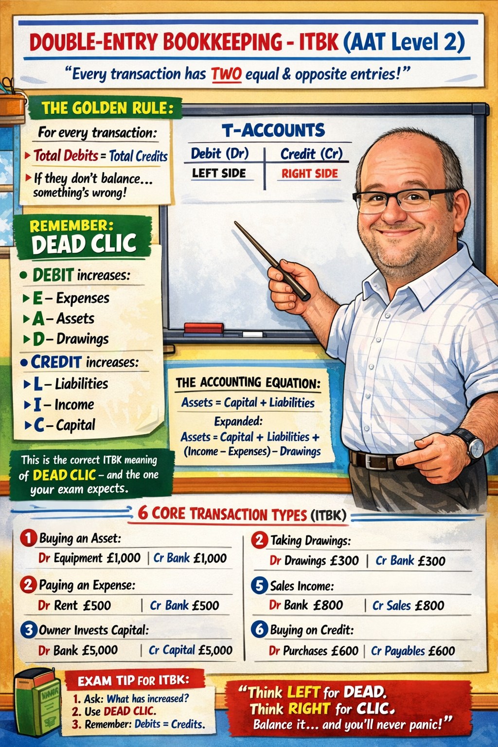 Dean - 📚 NEW ITBK CLASSROOM POSTER – DOUBLE ENTRY & DEAD CLIC Following ...