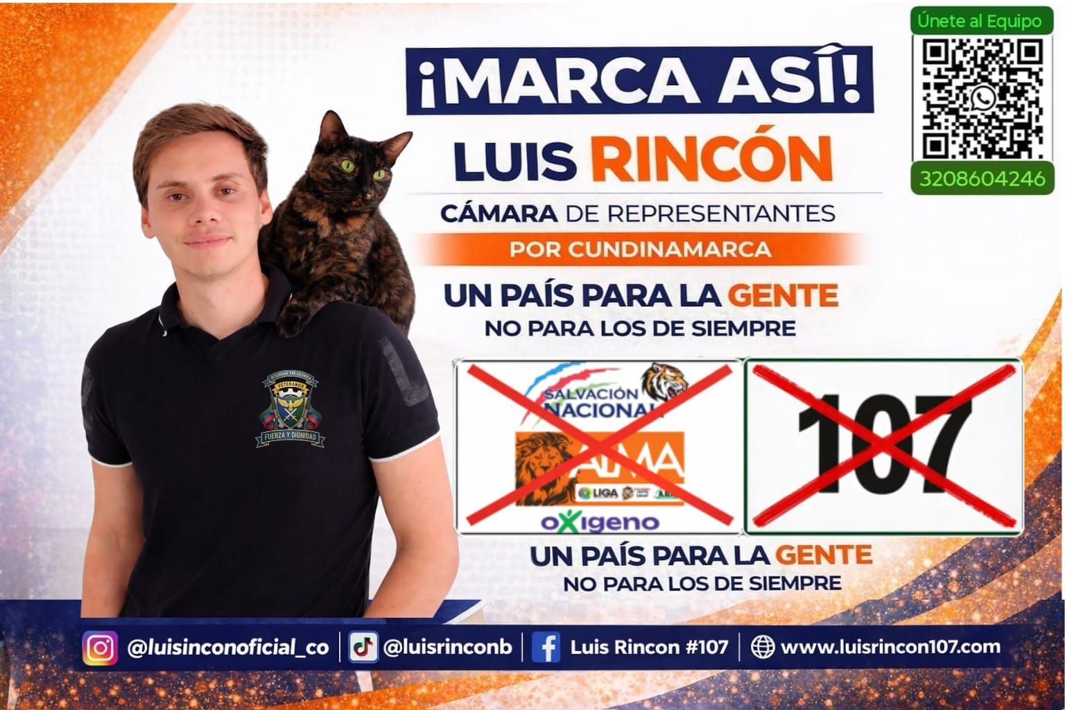 Luis Rincon Camara Cundinamarca #107