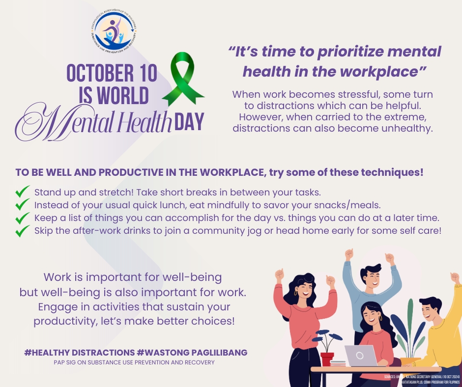 PAP - In celebration of World Mental Health Day, we spotlight the need ...