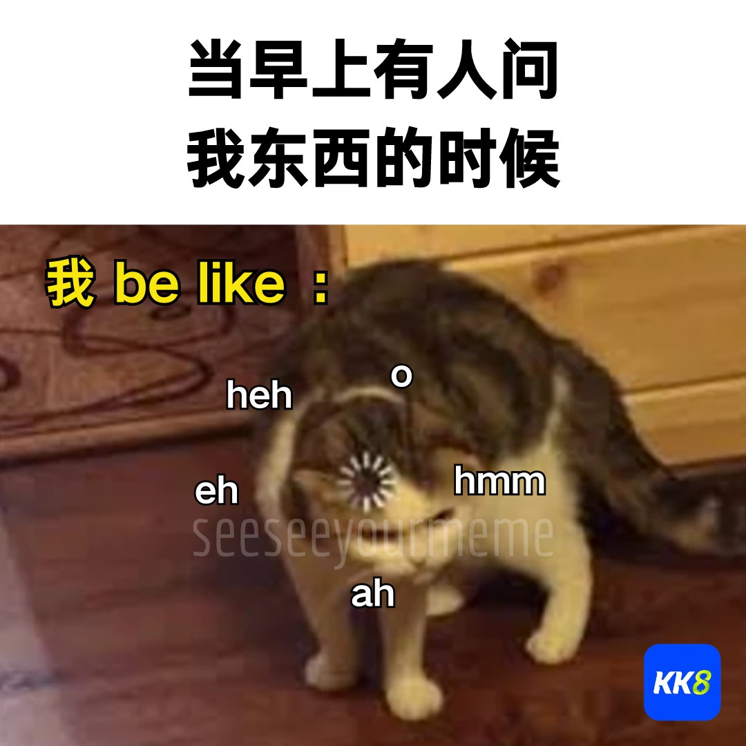 看看你的 MEME 2.0 - 我表示：你在讲什么 🫨 感谢KK8荣誉赞助 #meme #funny #梗图...