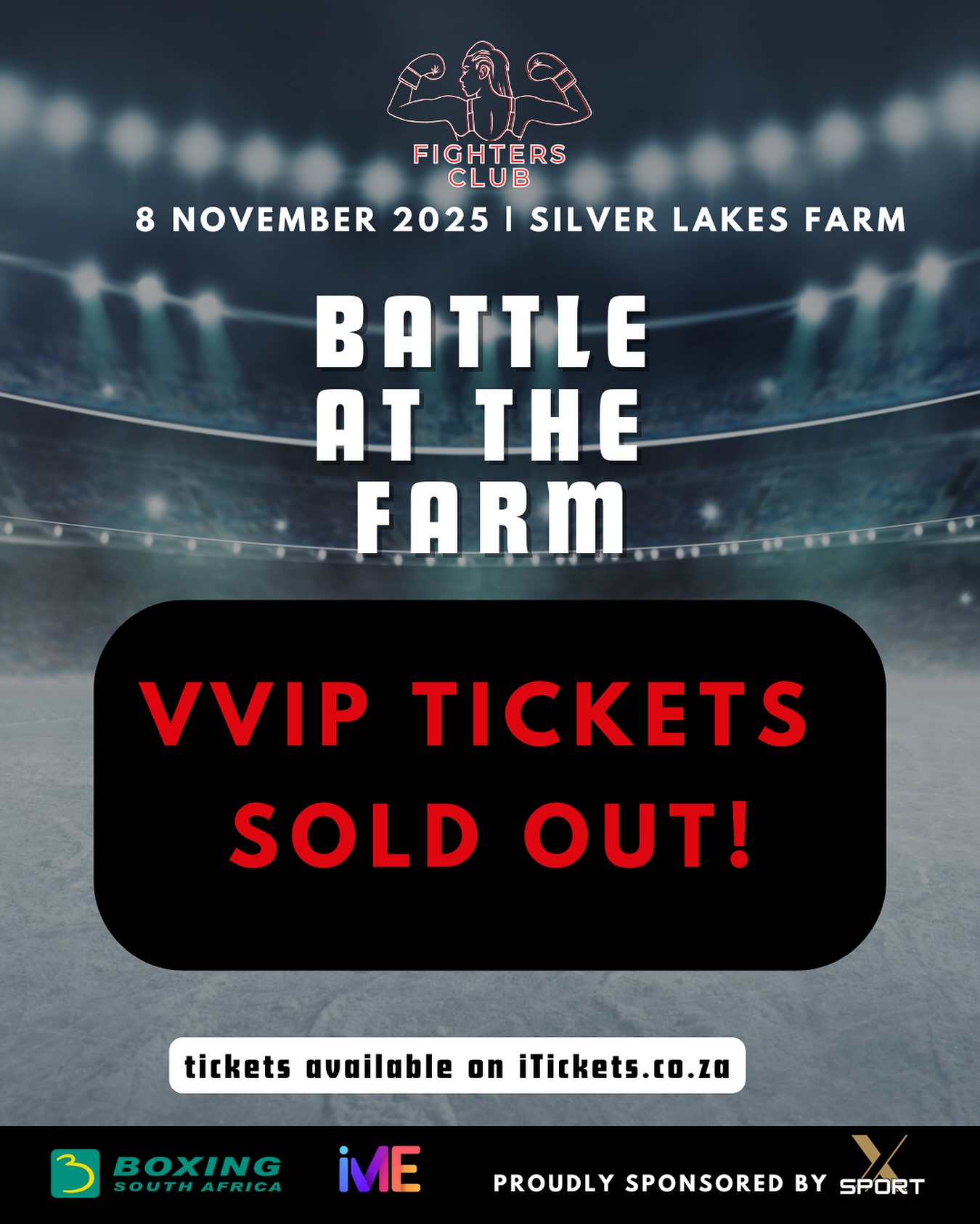 Fighters - VVIP tickets are officially sold out! 5 days to go! VIP ...