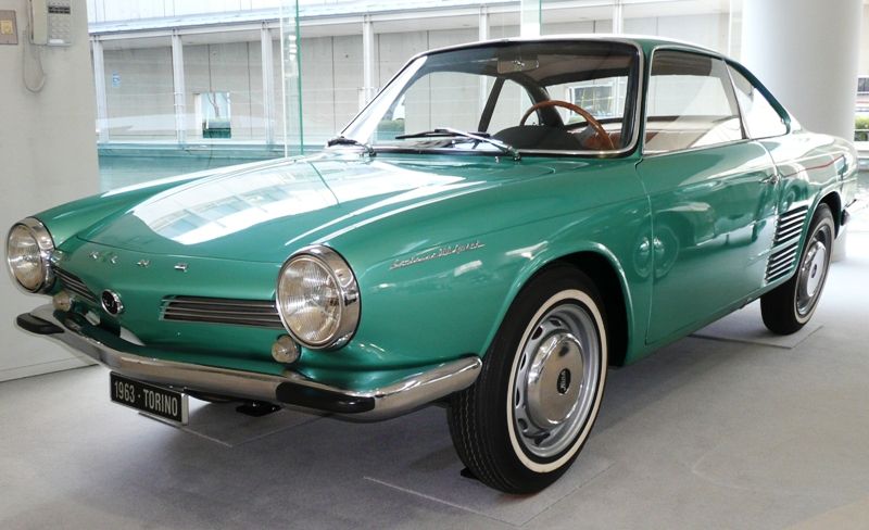 Here's the 1962 Hino Contessa 900 Sprint Prototype by Michelotti.