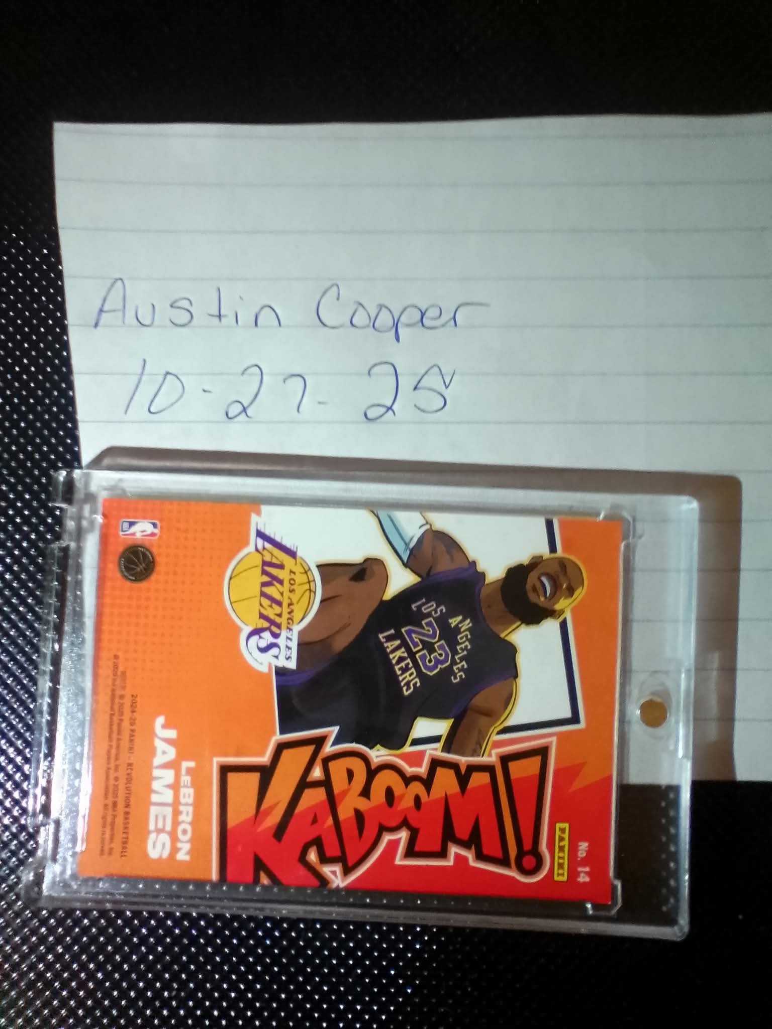 2024-25 Panini Revolution KABOOM! #14 LeBron James Lakers SSP CASE 