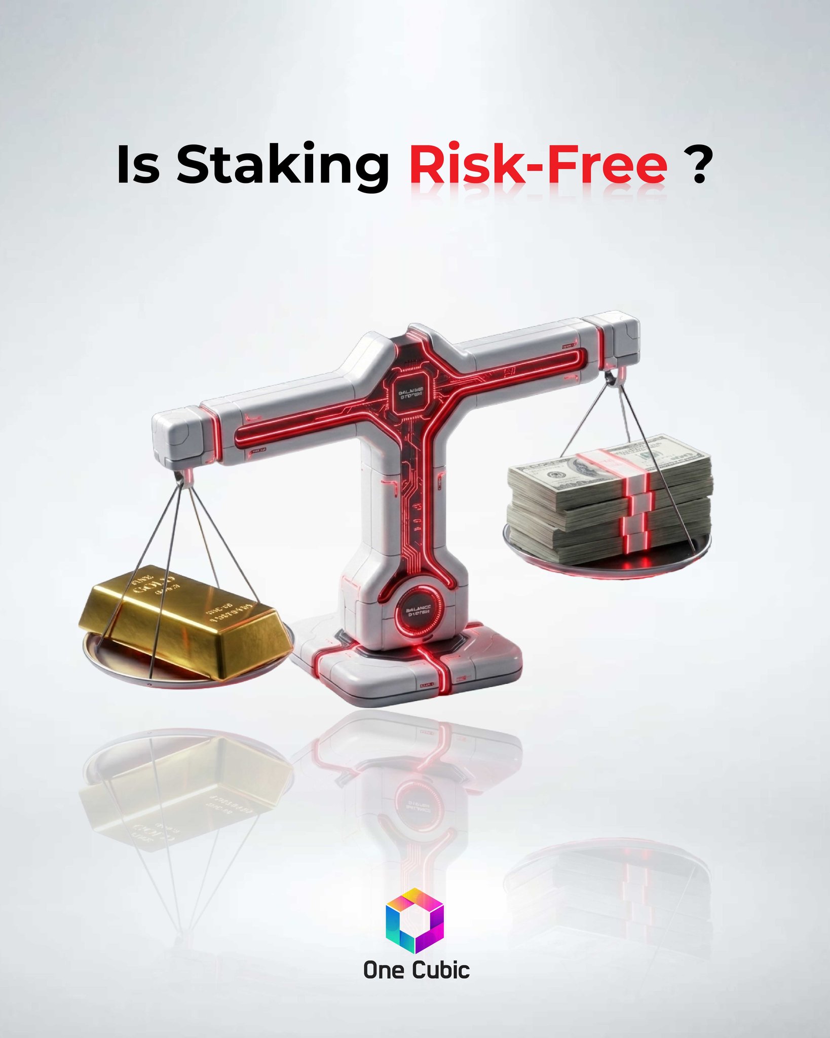 One - ⚠️ Is Staking Risk-Free? Staking may feel stable, but it’s not ...