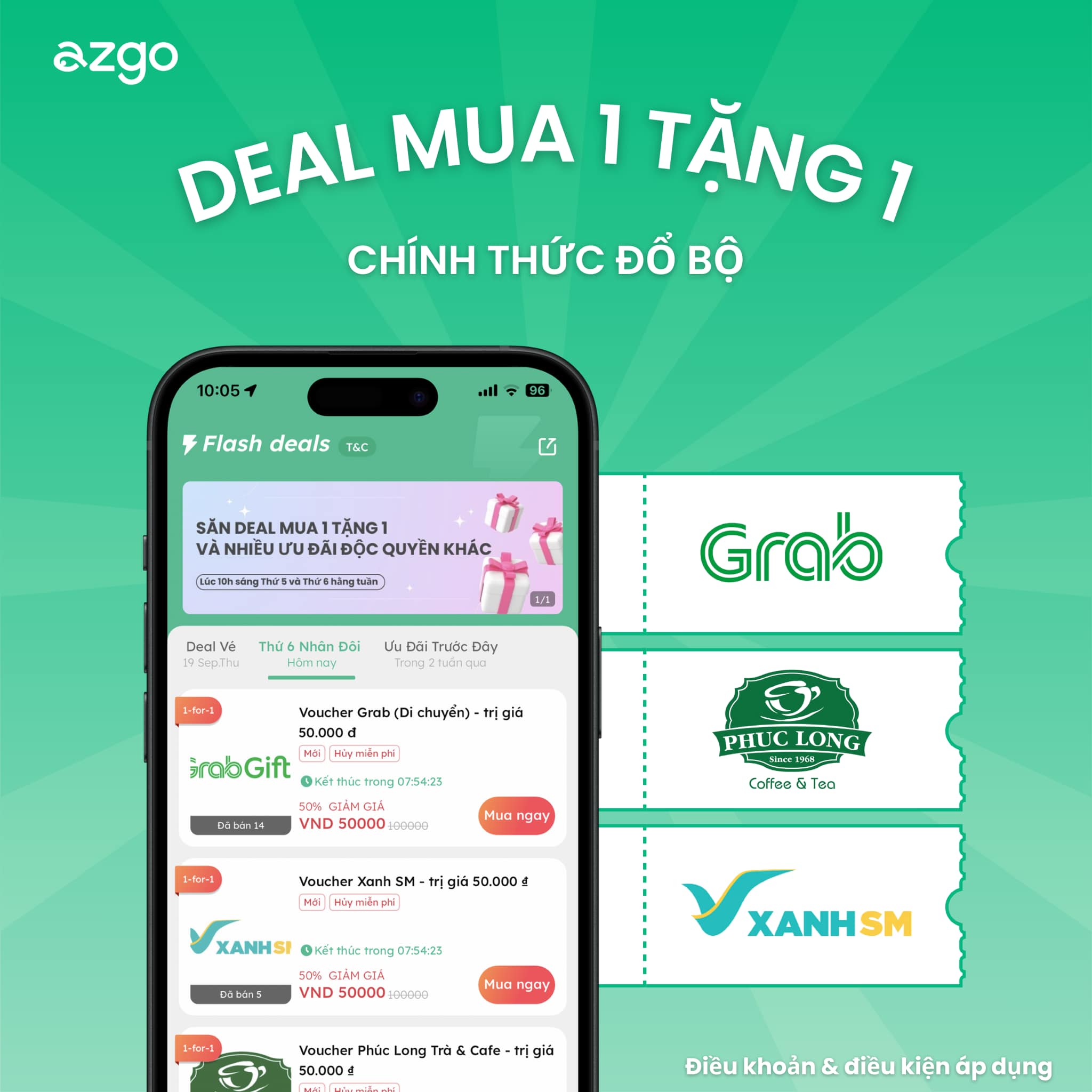 azgotrip.vn - ⏰ Giờ vàng đã điểm! MUA 1 TẶNG 1 chính thức...