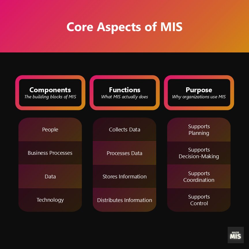 Major - What is MIS (Management Information System)? Management ...