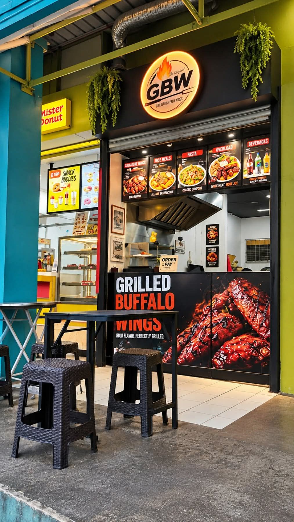 GRILLED BUFFALO WINGS