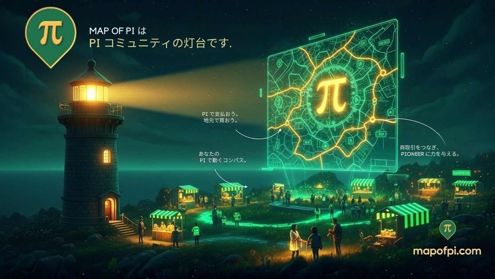 Map of Pi Japan