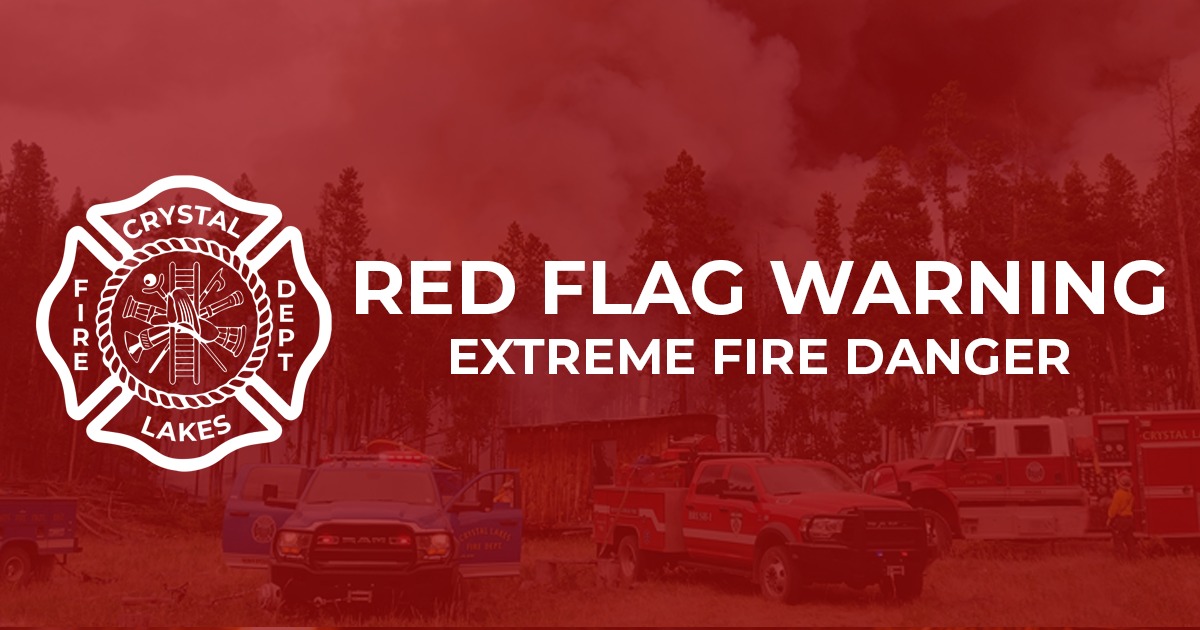 Crystal - 🚩 RED FLAG WARNING – EXTREME FIRE DANGER (Zone 215) 🚩 Fire ...