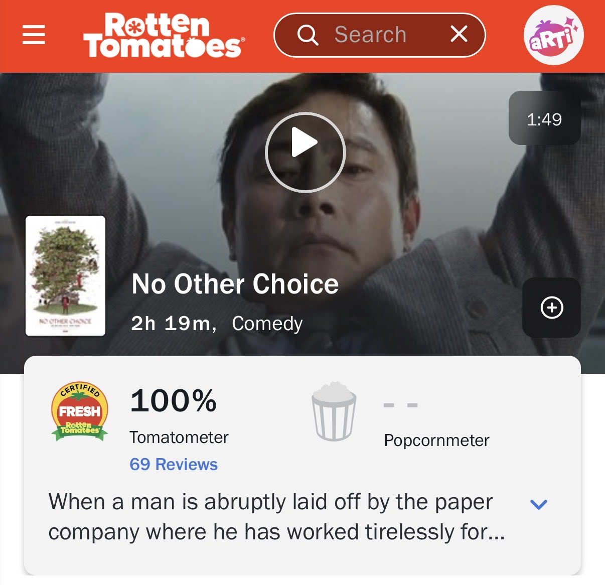 Heart Movie - NO OTHER CHOICE của đạo diễn Park Chan-wook... | Facebook