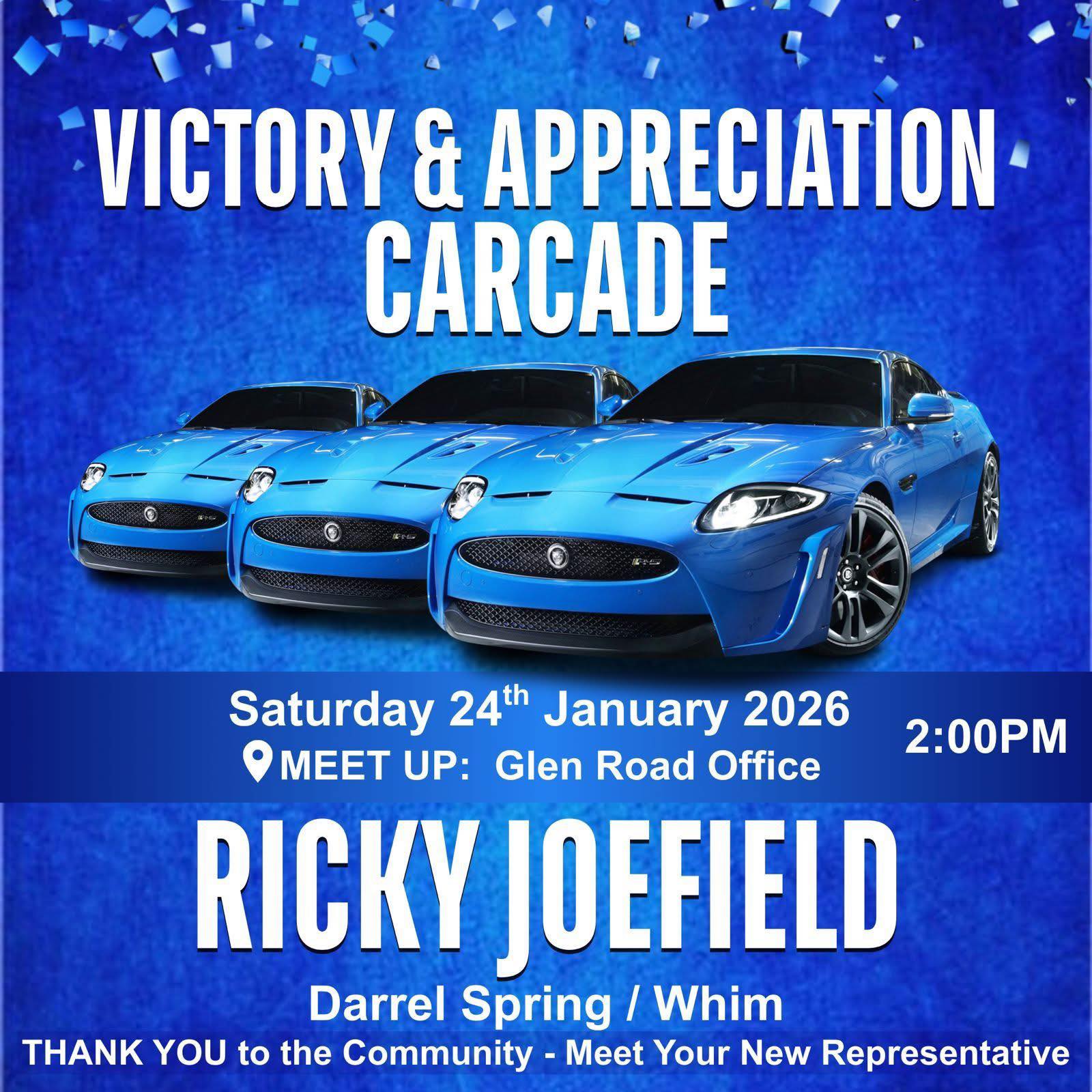 Assembly Member Ricky Joefield - Darrel Spring/Whim