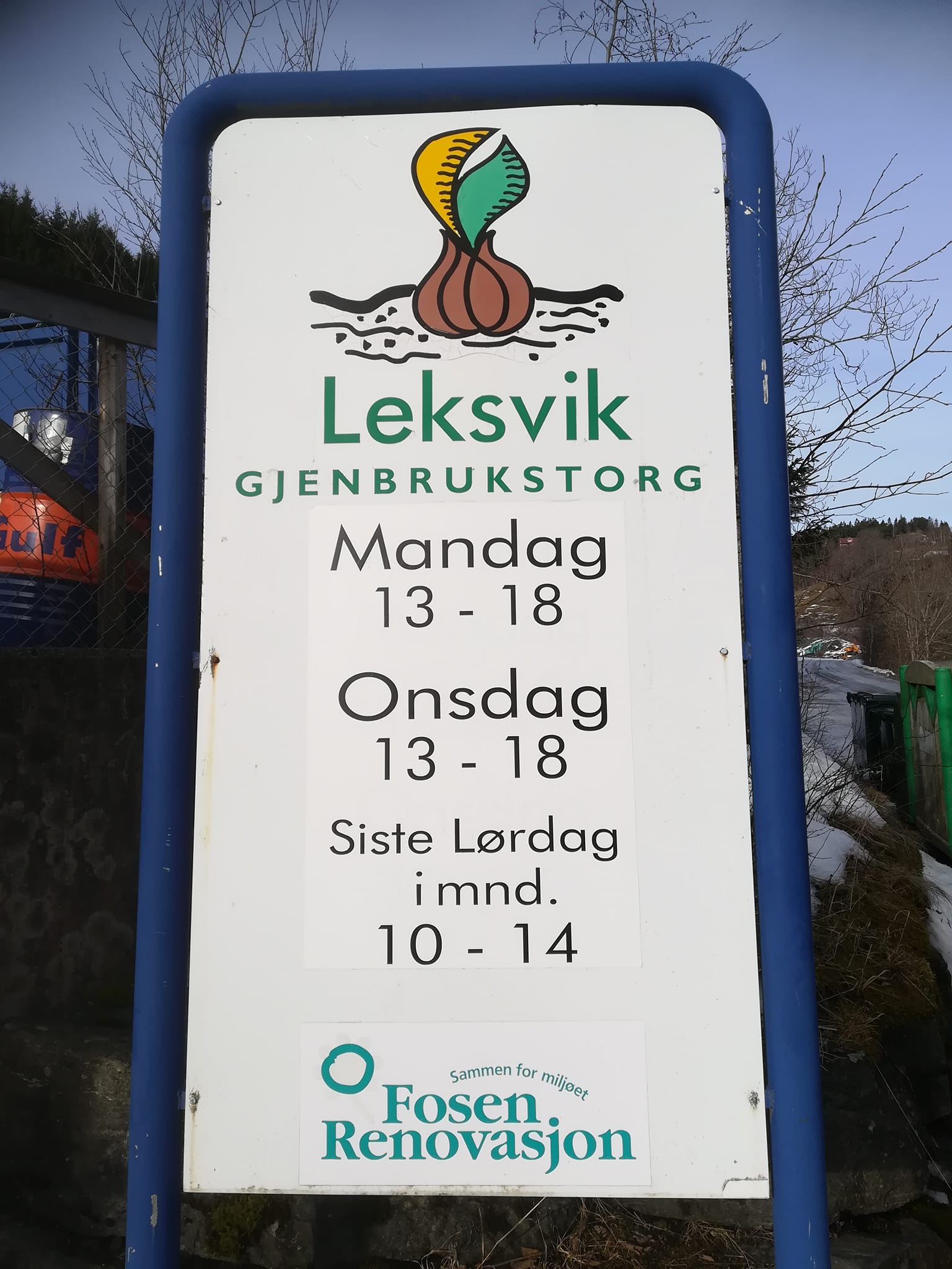 Leksvik Gjenvinningsstasjon