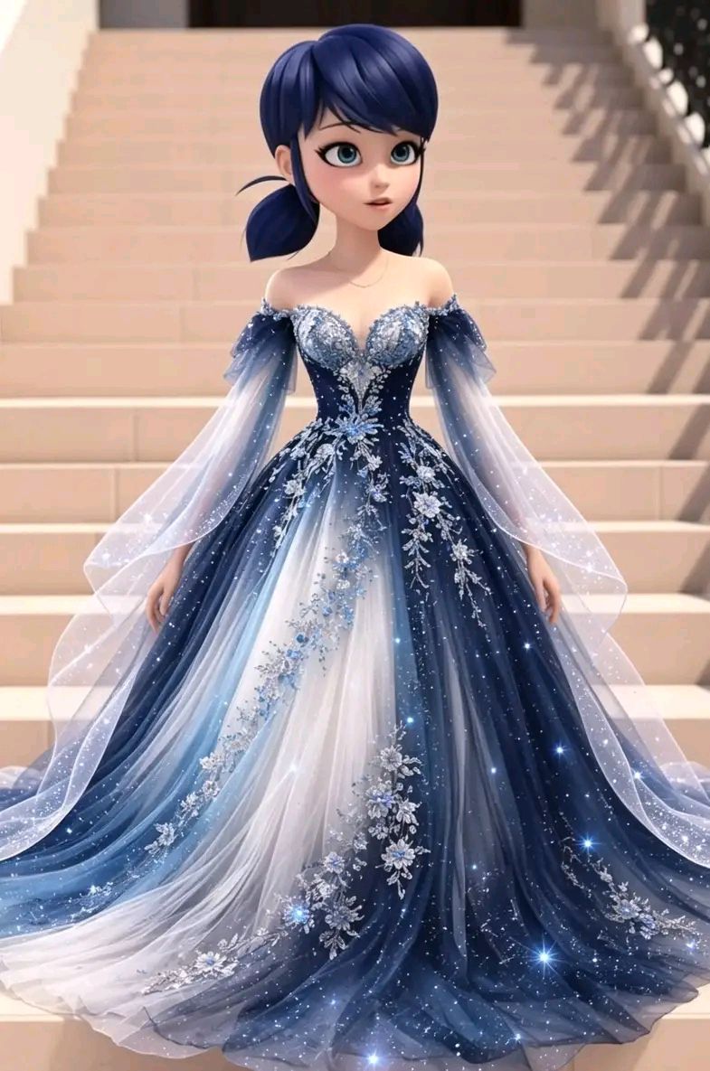 formal marinette in a dress What do you think of Marinette's dress? wedding dress formal marinette in a dress