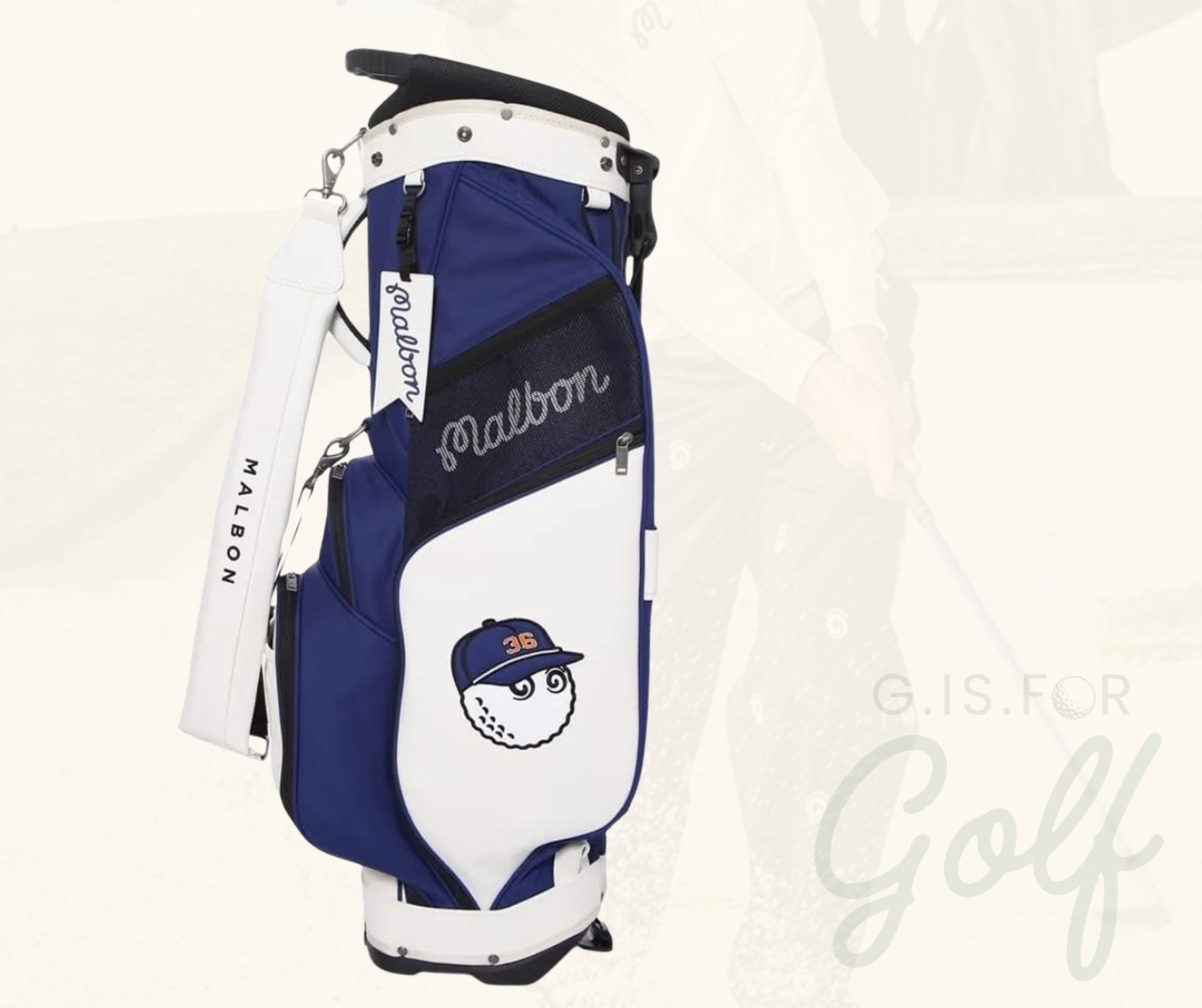 Where to find St. John x Malbon golf bag?