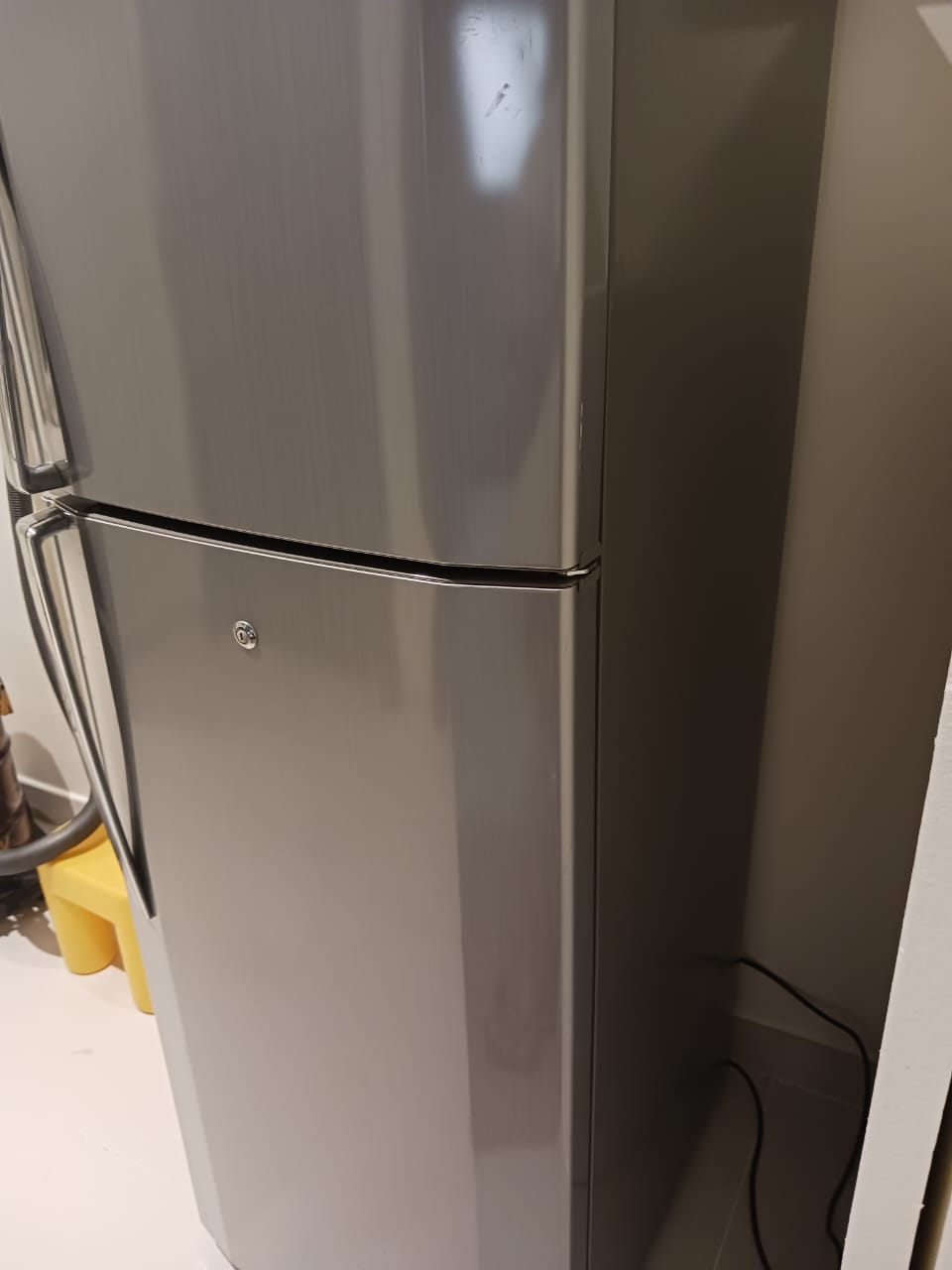 1. **LG Refrigerator (260L)** - Two Door Metalic silver color