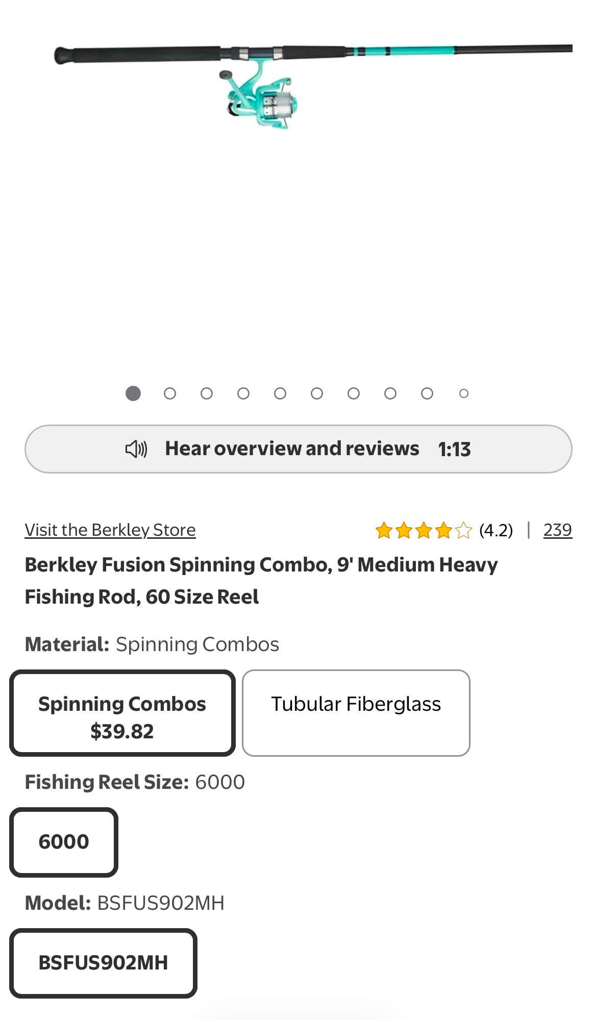 burkley fusion spinning combo 7 medium heavy action Penn BTLIV4000701M Battle IV Combo, 7' 1 pc. Rod ready fishing combination thats the ideal choice for catfish Spotted at Costco Poway this