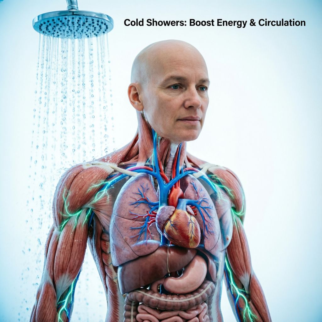 Cold showers might sound uncomfortable, but they can do more for your body than just wake you up. When cold water hits your skin, blood vessels constrict and circulation improves as your