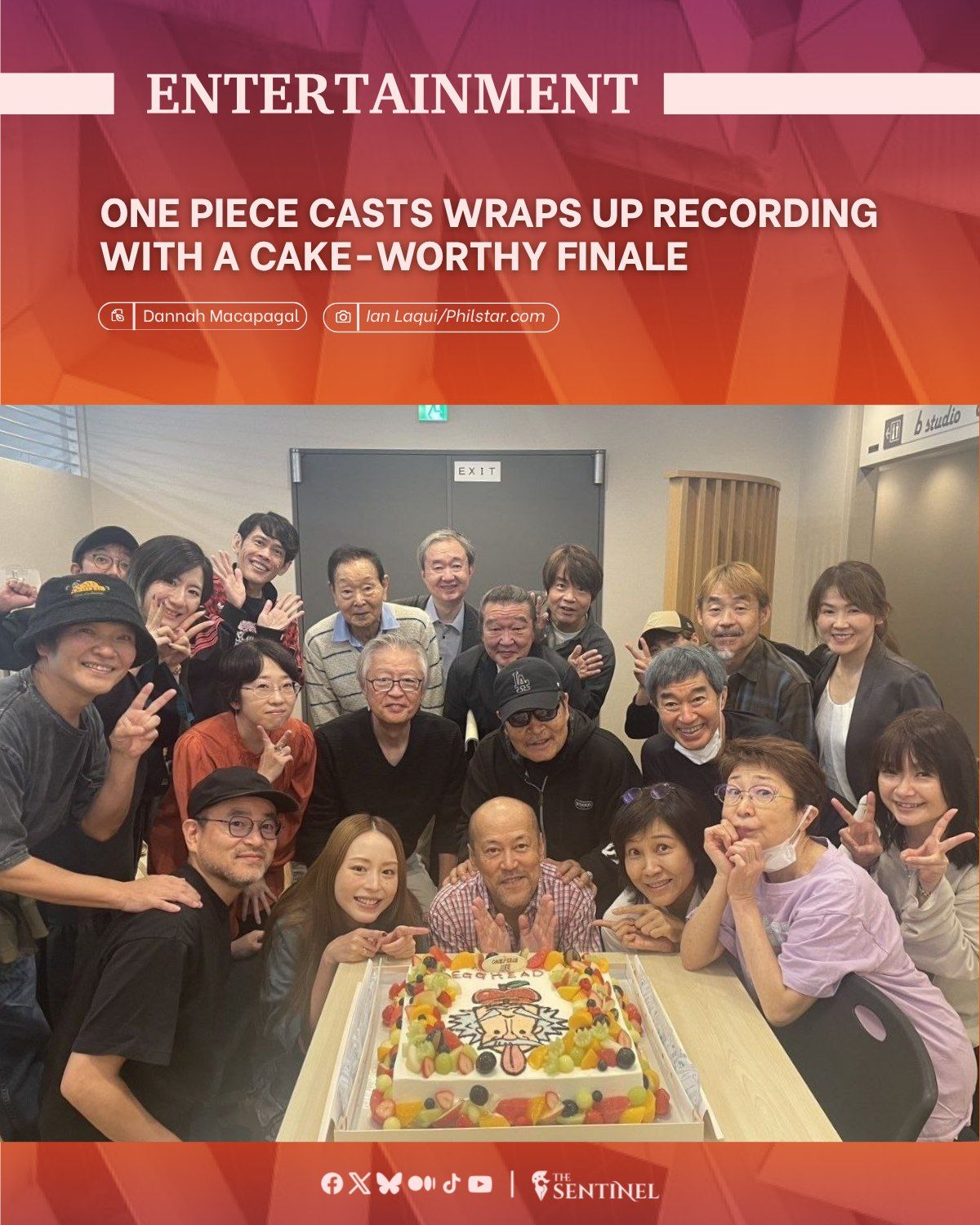 The Sentinel - The One Piece voice actors have officially... | Facebook