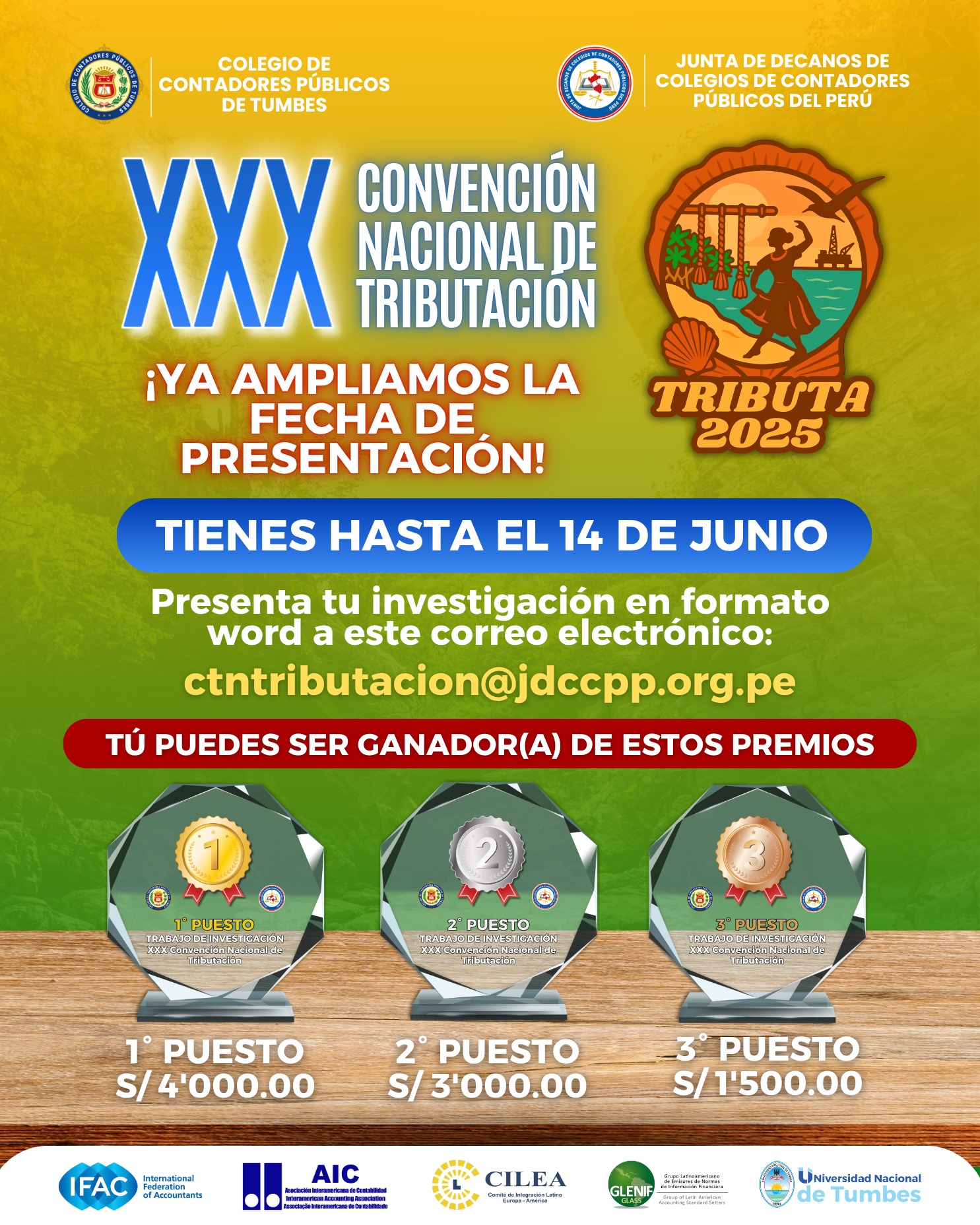 Tributa - 📢 ¡Ampliamos la fecha de presentación de trabajos de ...