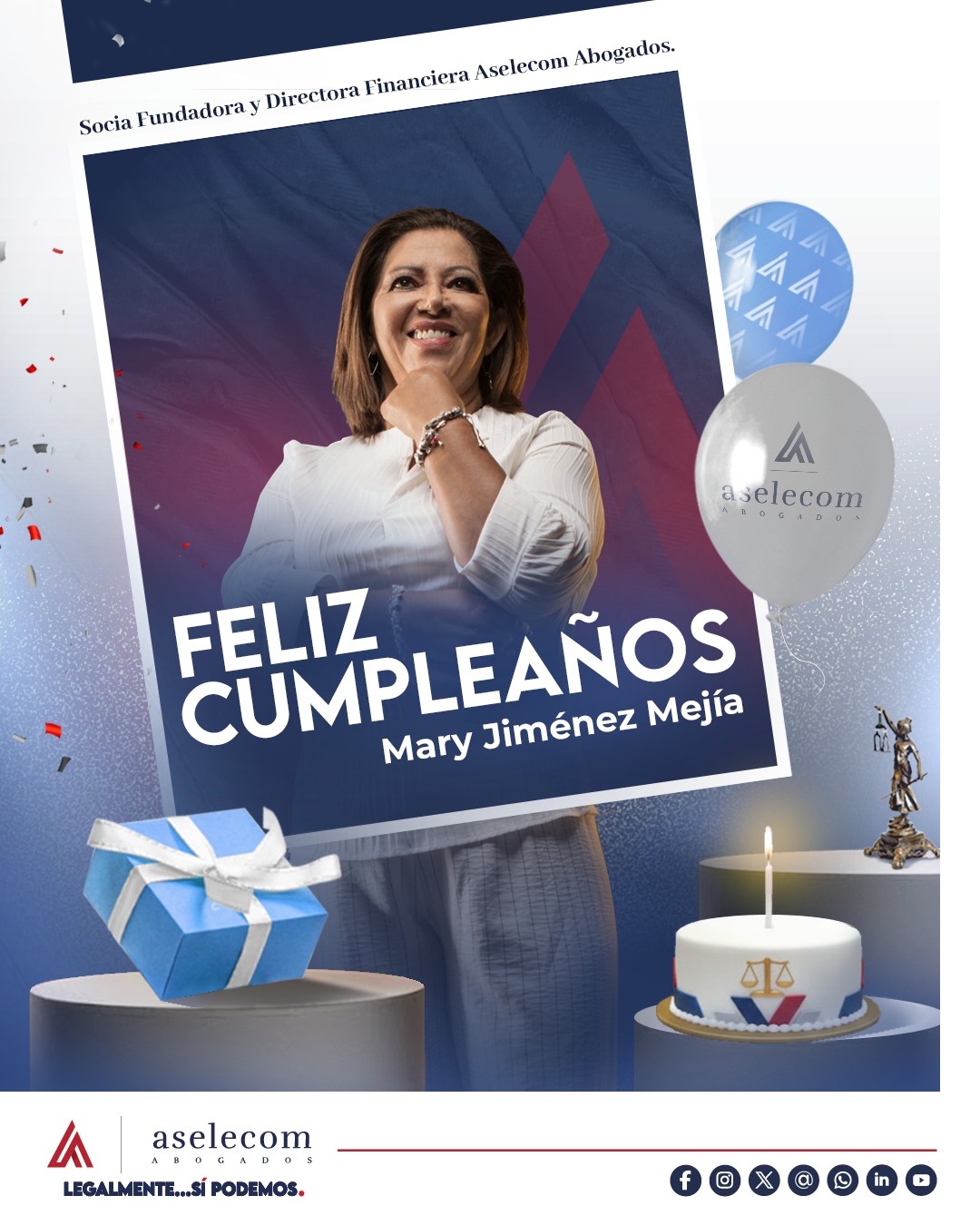 Aselecom - 🎉🎂 ¡Feliz cumpleaños a nuestra socia fundadora y directora ...