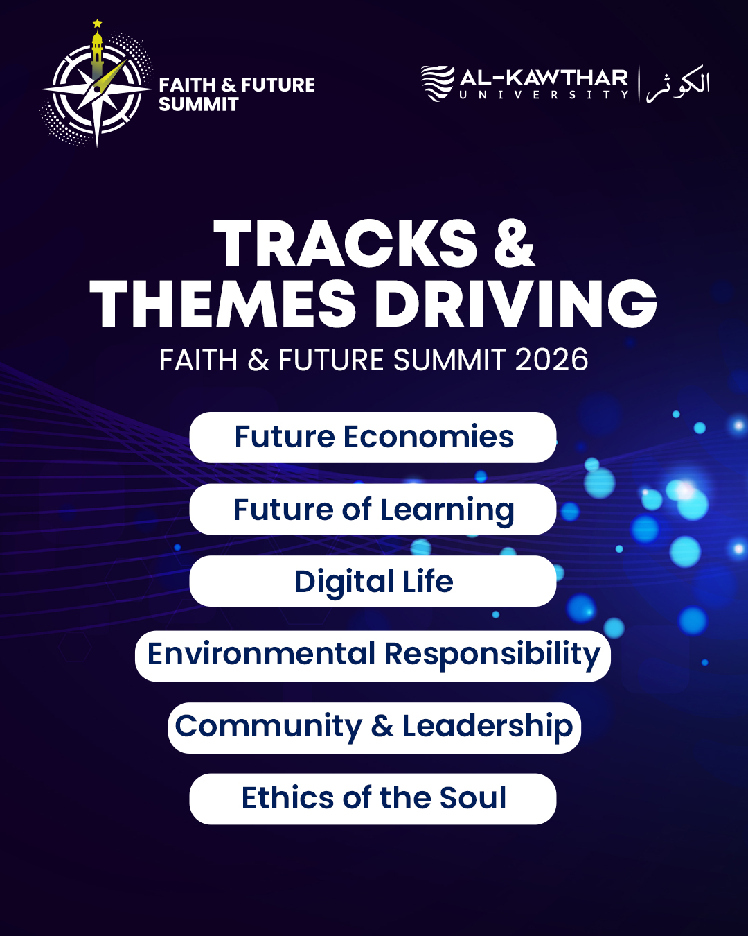 Explore the Tracks & Themes... - Faith and Future Summit | Facebook