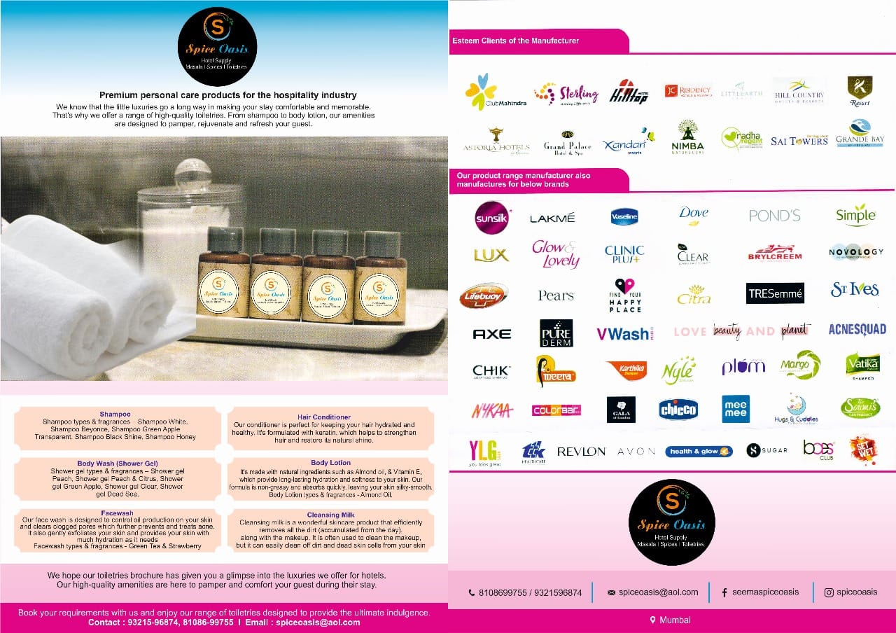 Hotel amenities manufacturer in southeast Asia